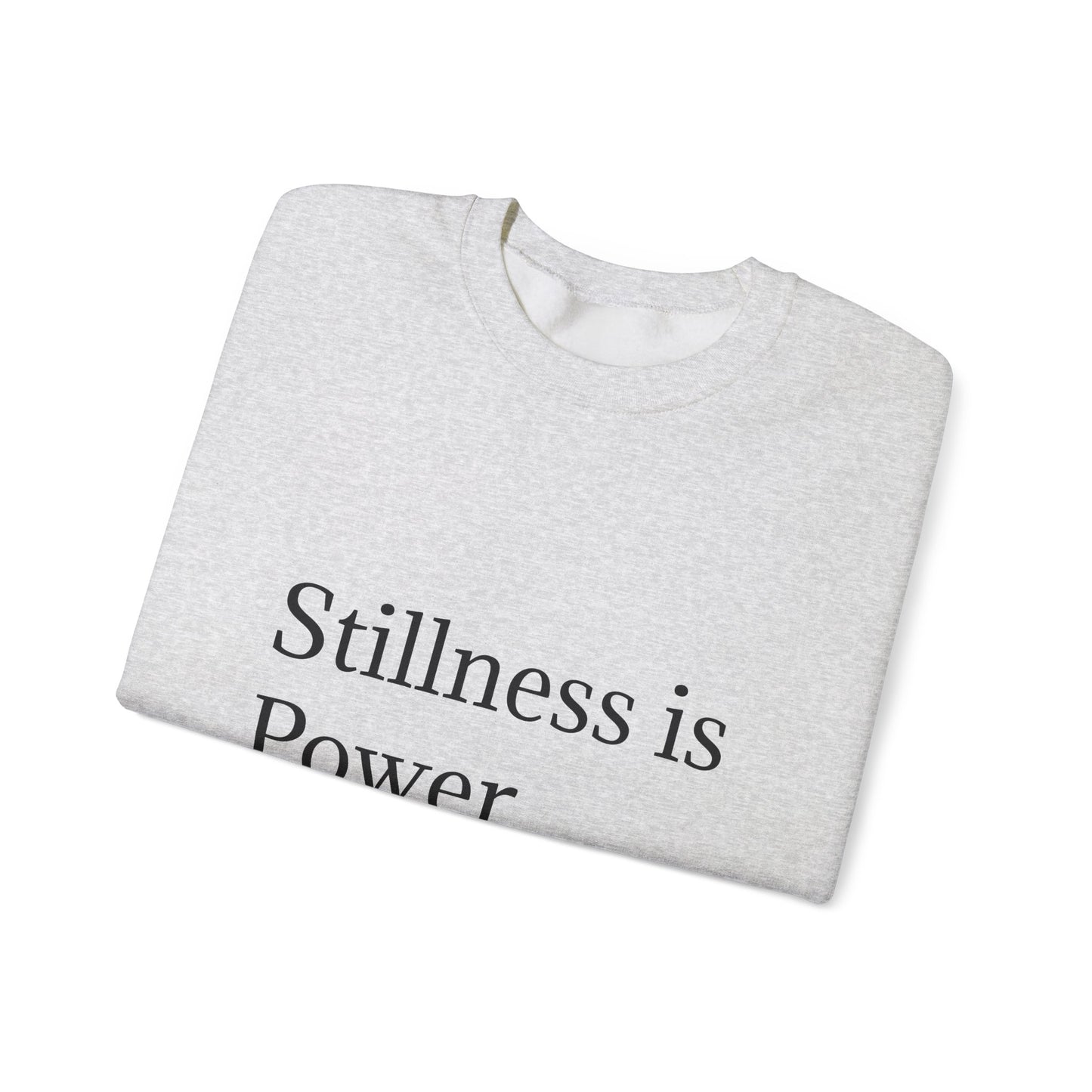 Stillness သည် Power Unisex Heavy Blend™ Crewneck Sweatshirt ဖြစ်သည်။