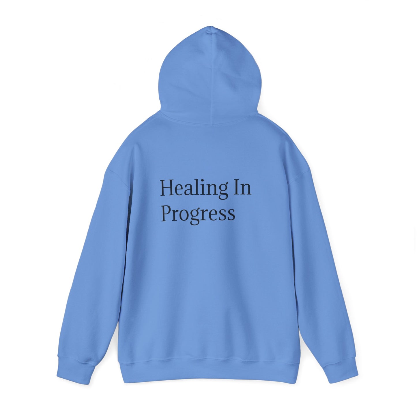 တိုးတက်မှုအတွက် ကုစားခြင်း Unisex Heavy Blend Hoodie - Self-Care &amp; Relaxation အတွက် ဇိမ်ခံအင်္ကျီ