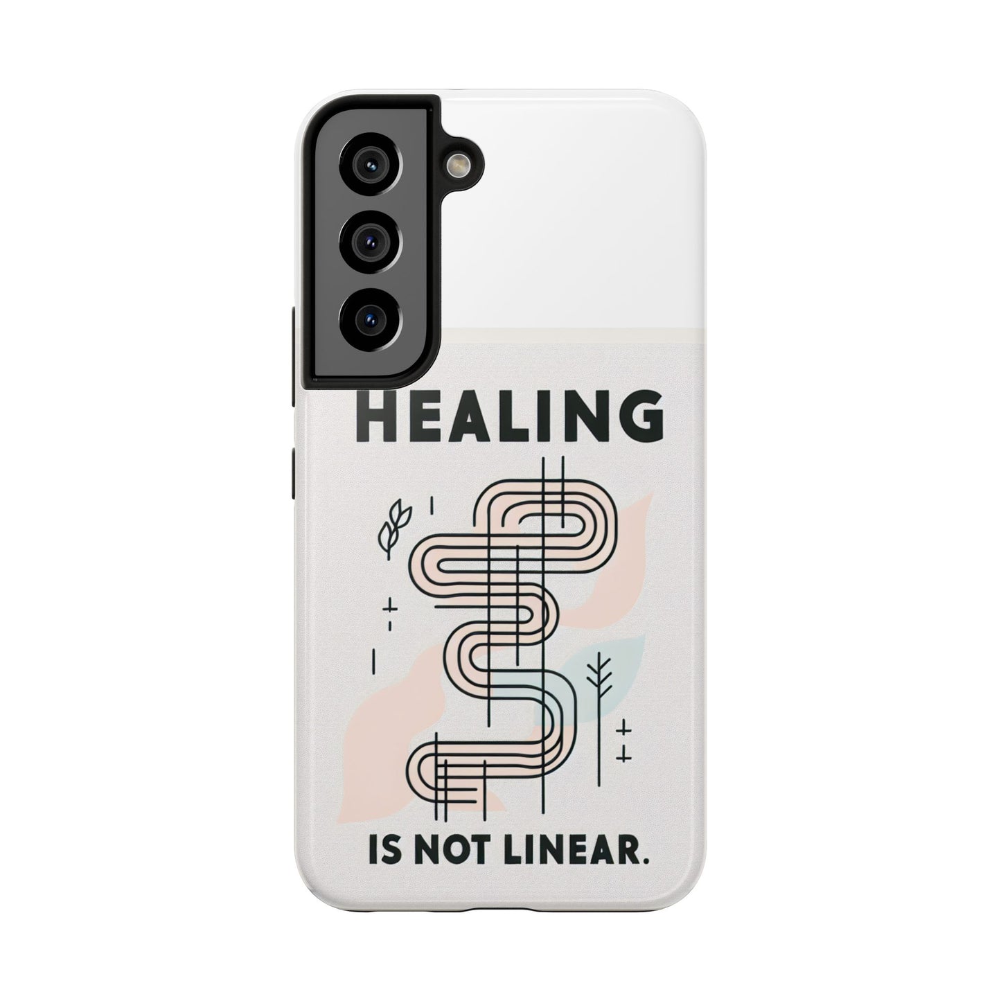 Healing Is Not Linear Tough Phone Case - Durable and Stylish Protection for Your Device