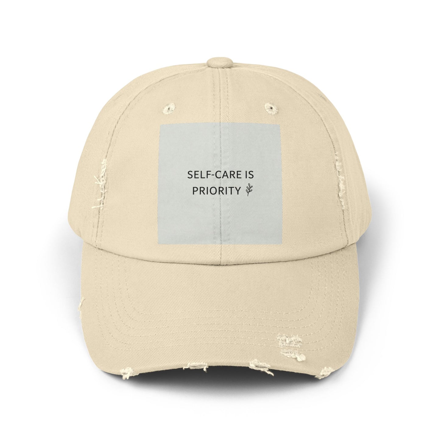 Distressed Cap - Selfsorg is Priority Hat