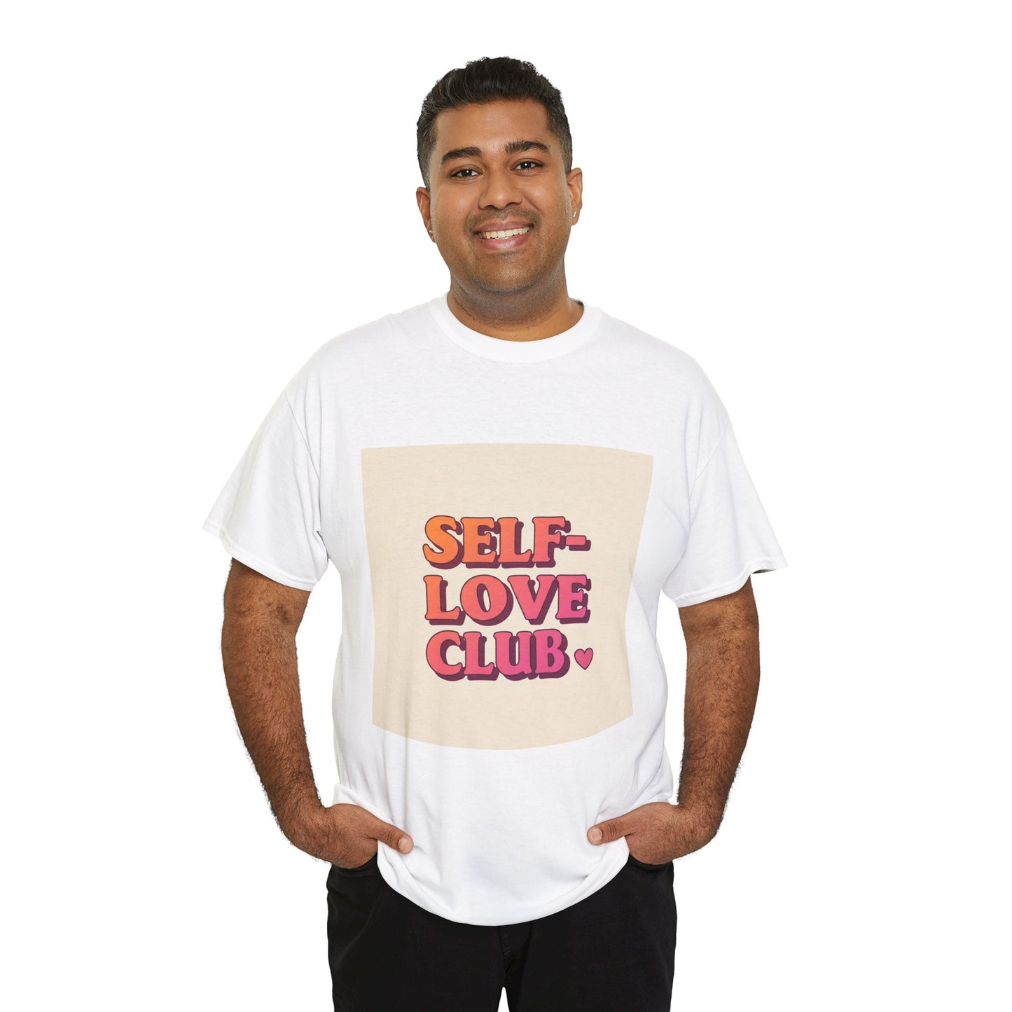 Self-Love Club Unisex Heavy Cotton Tee - Empowerment & Comfort for All