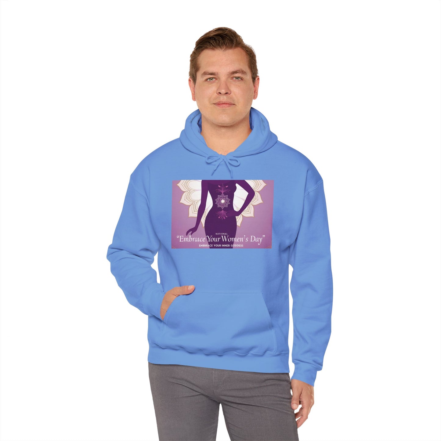 Embrace Your Women's Day Hoodie - Unisex Heavy Blend Sweatshirt