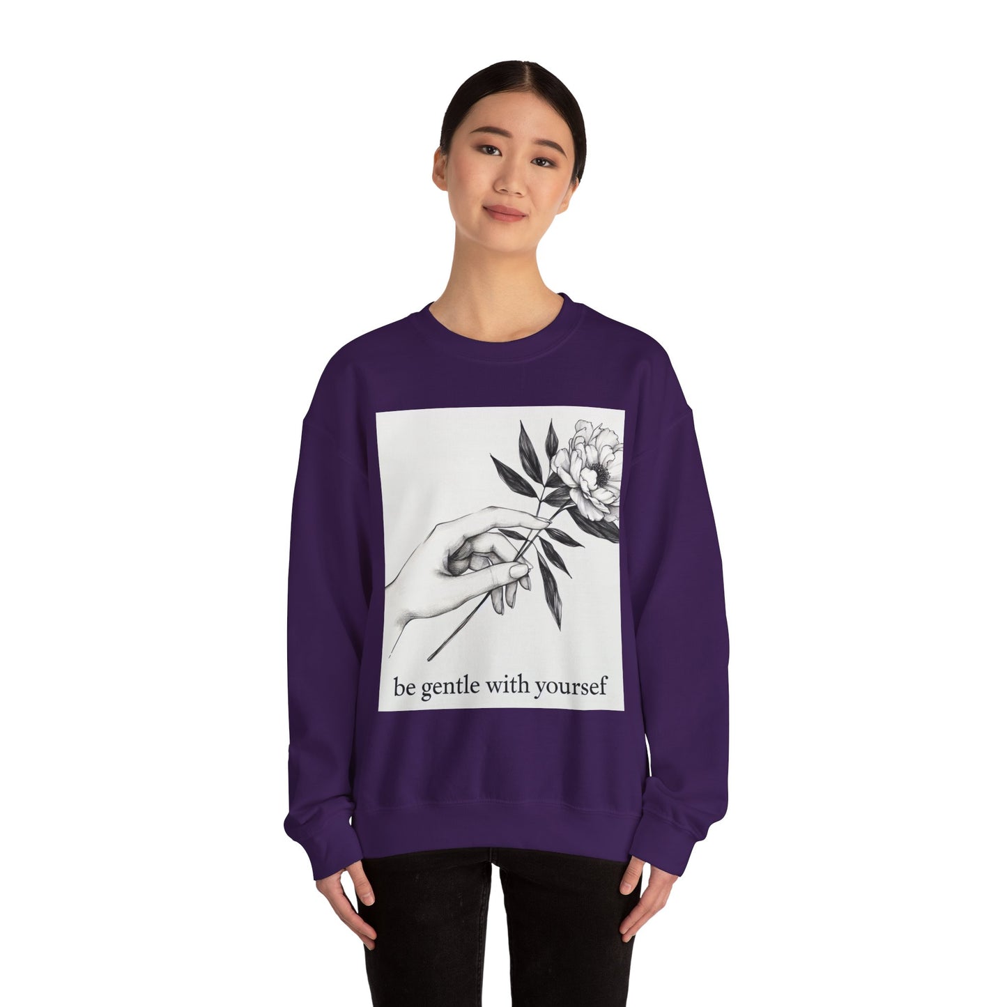 Be Gentle With Yourself Crewneck Sweatshirt - Unisex Heavy Blend™