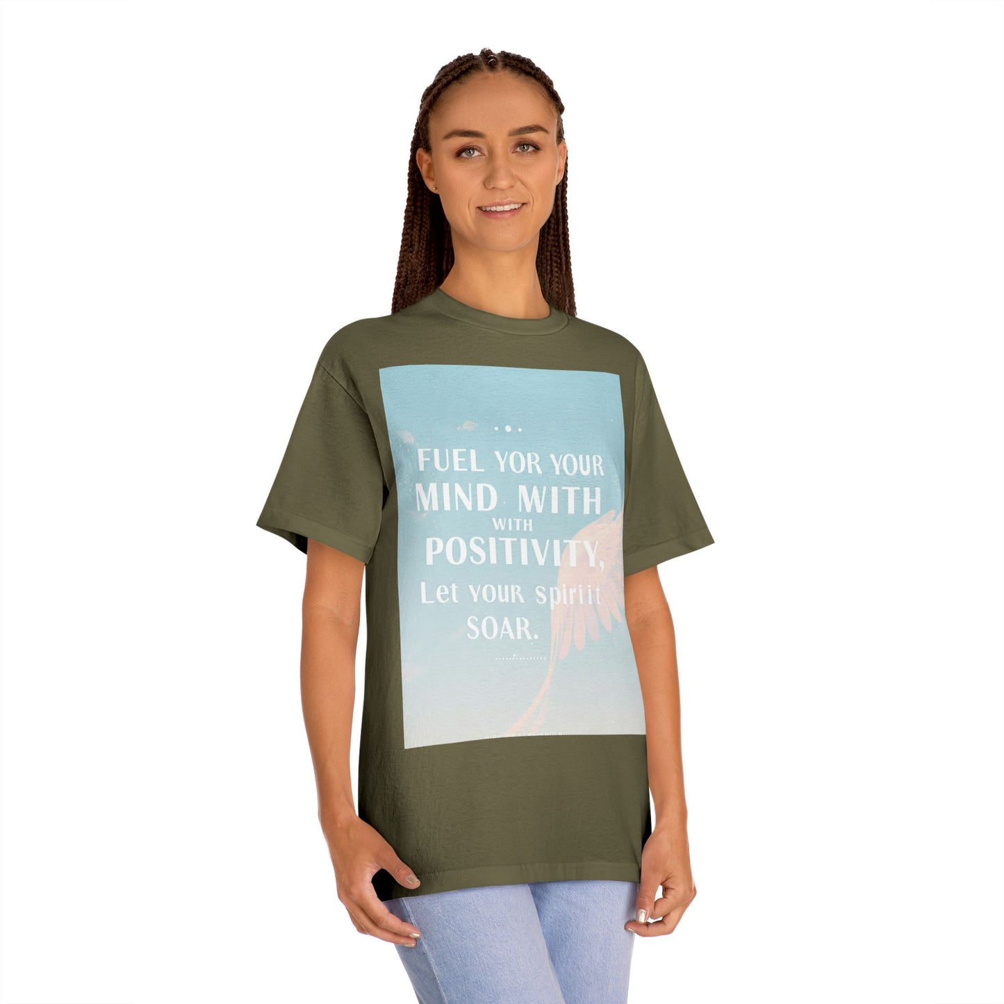 Inspirerende Positiwiteit Unisex Klassieke Tee - Mindset Motivering T-hemp