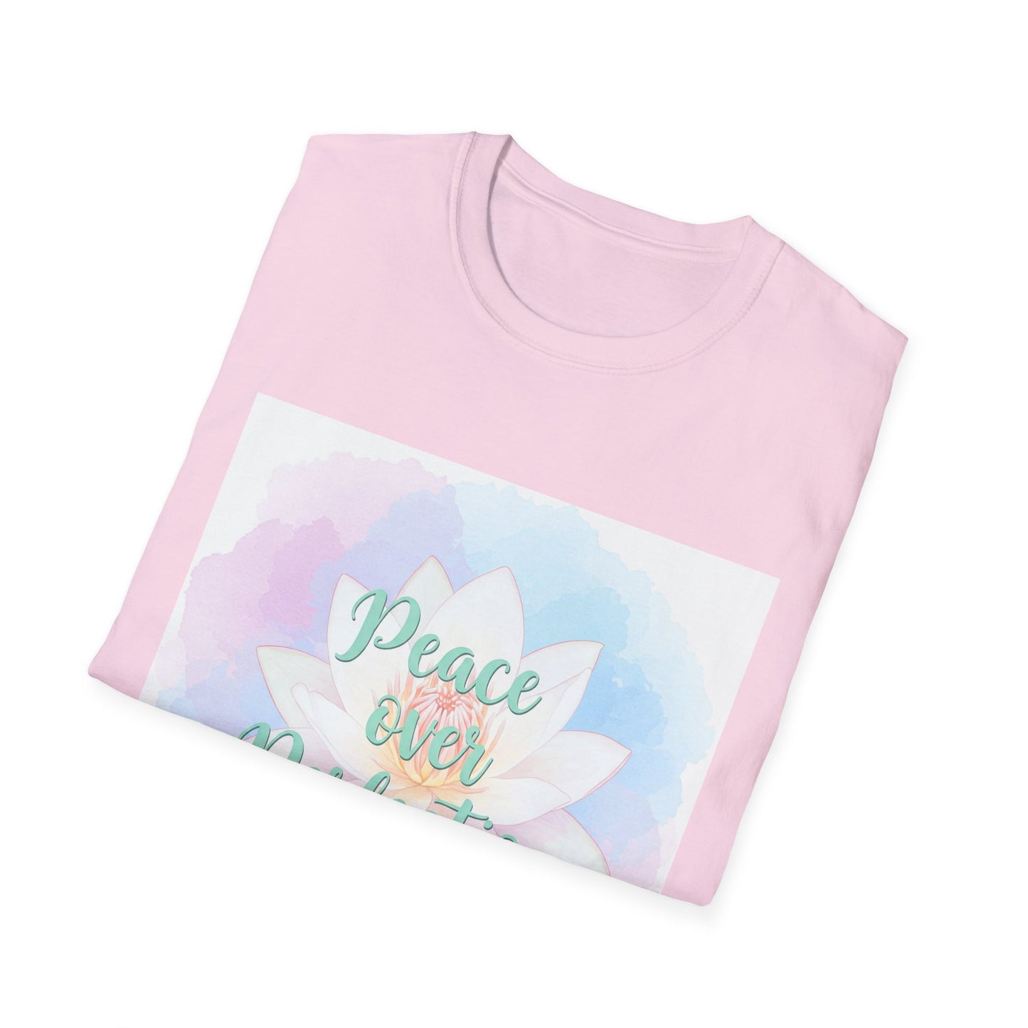 Peace Over Perfection Unisex Softstyle T-Shirt - Inspirational Casual Wear