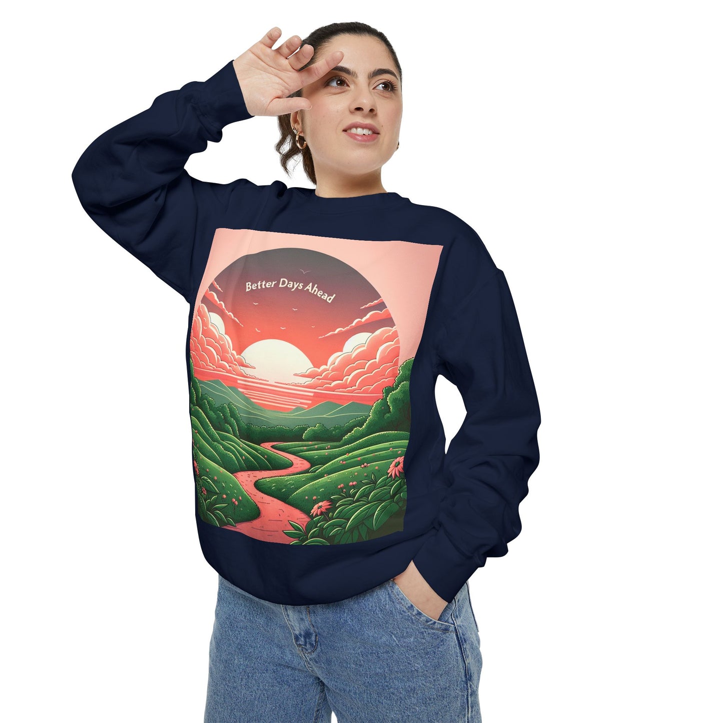 Unisex Garment-Dyed Sweatshirt