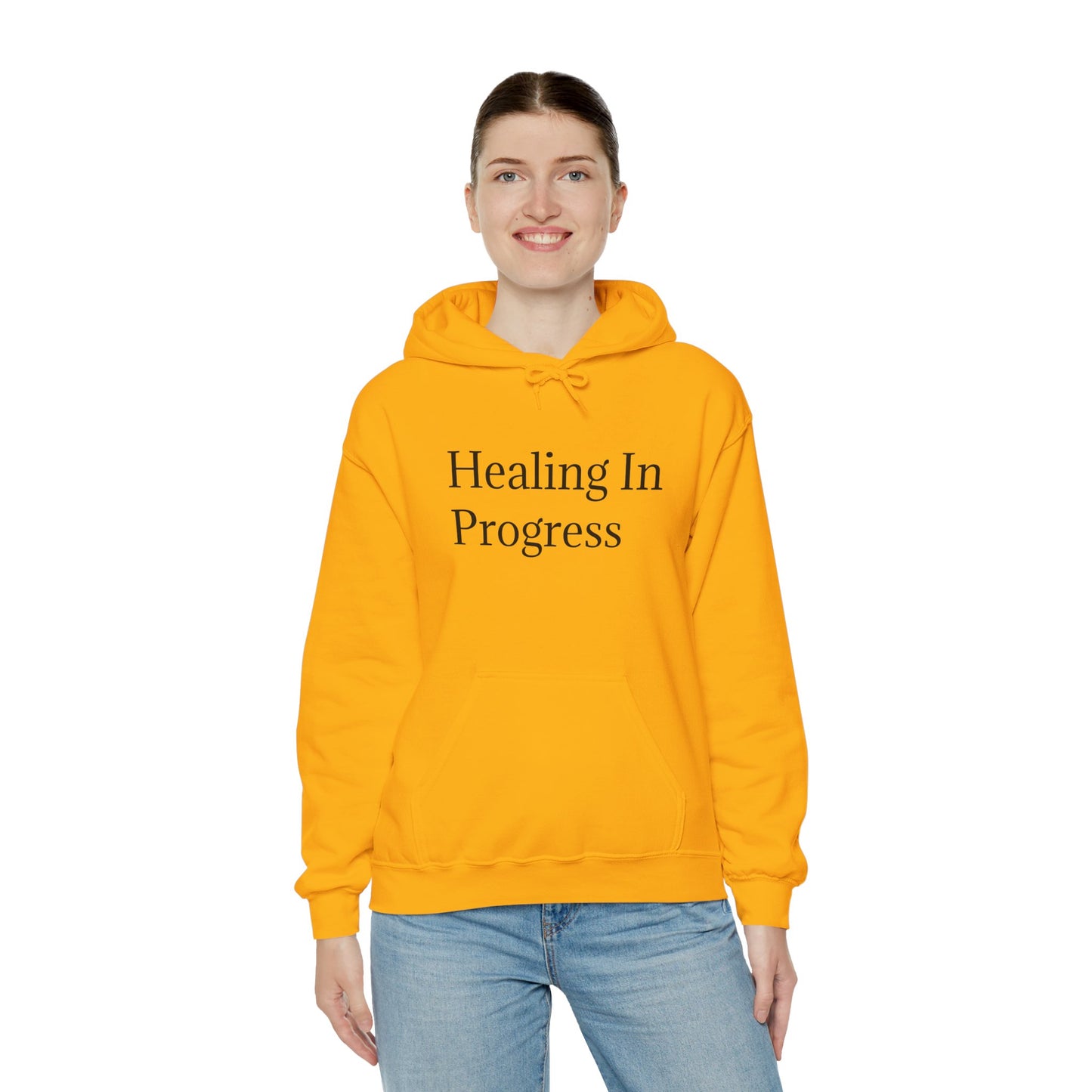 Healing in Progress Unisex Heavy Blend Hoodie - Gesellige trui vir selfversorging en ontspanning