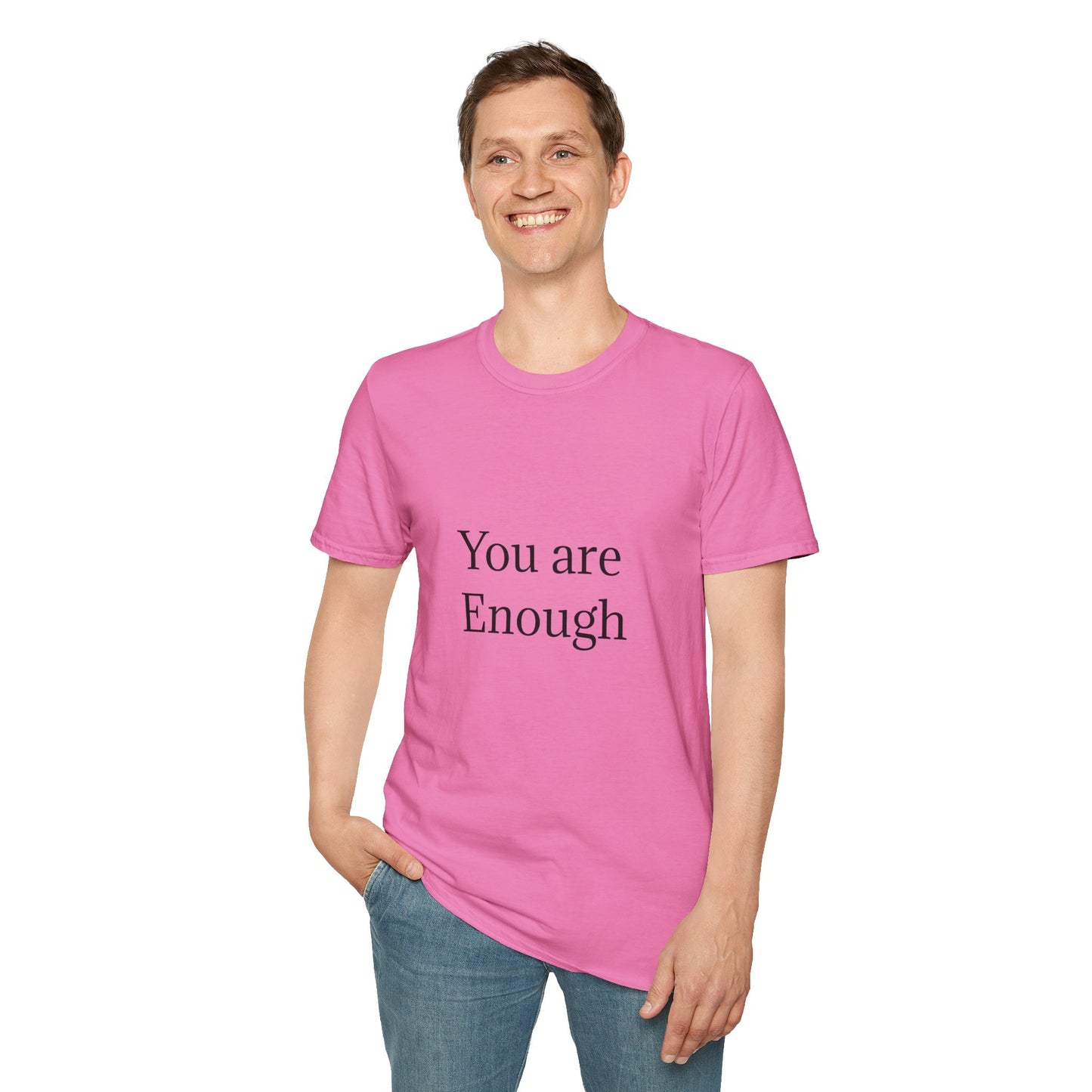 Inspirational Unisex Softstyle T-Shirt - "You are Enough"