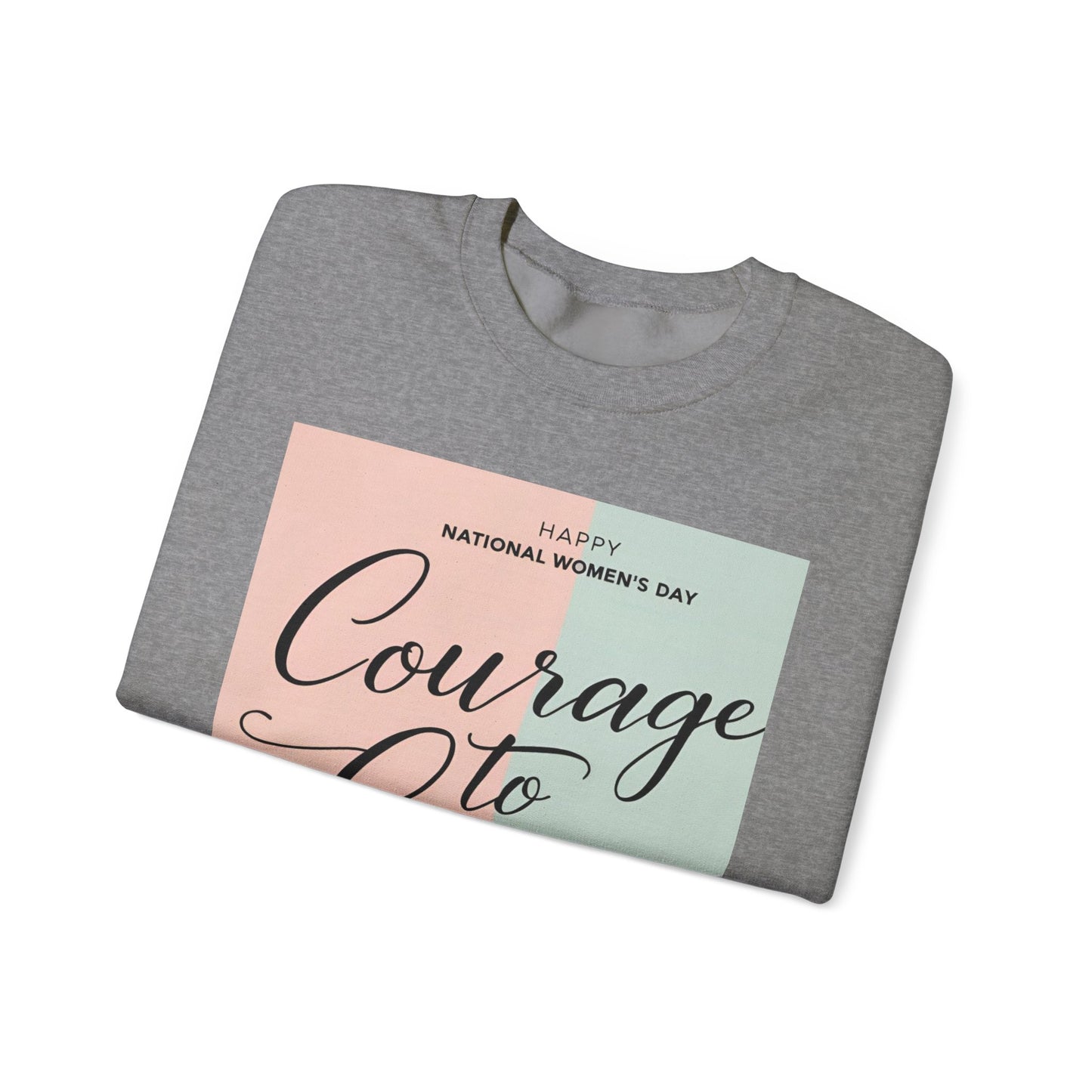 Courage to Care Sweatshirt vir Geestesgesondheidsbewustheid