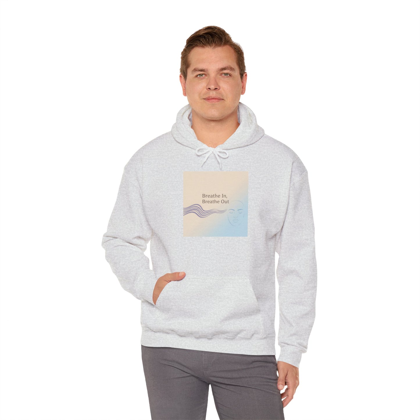 Mindfulness Breathe In Hoodie for Stress Relief