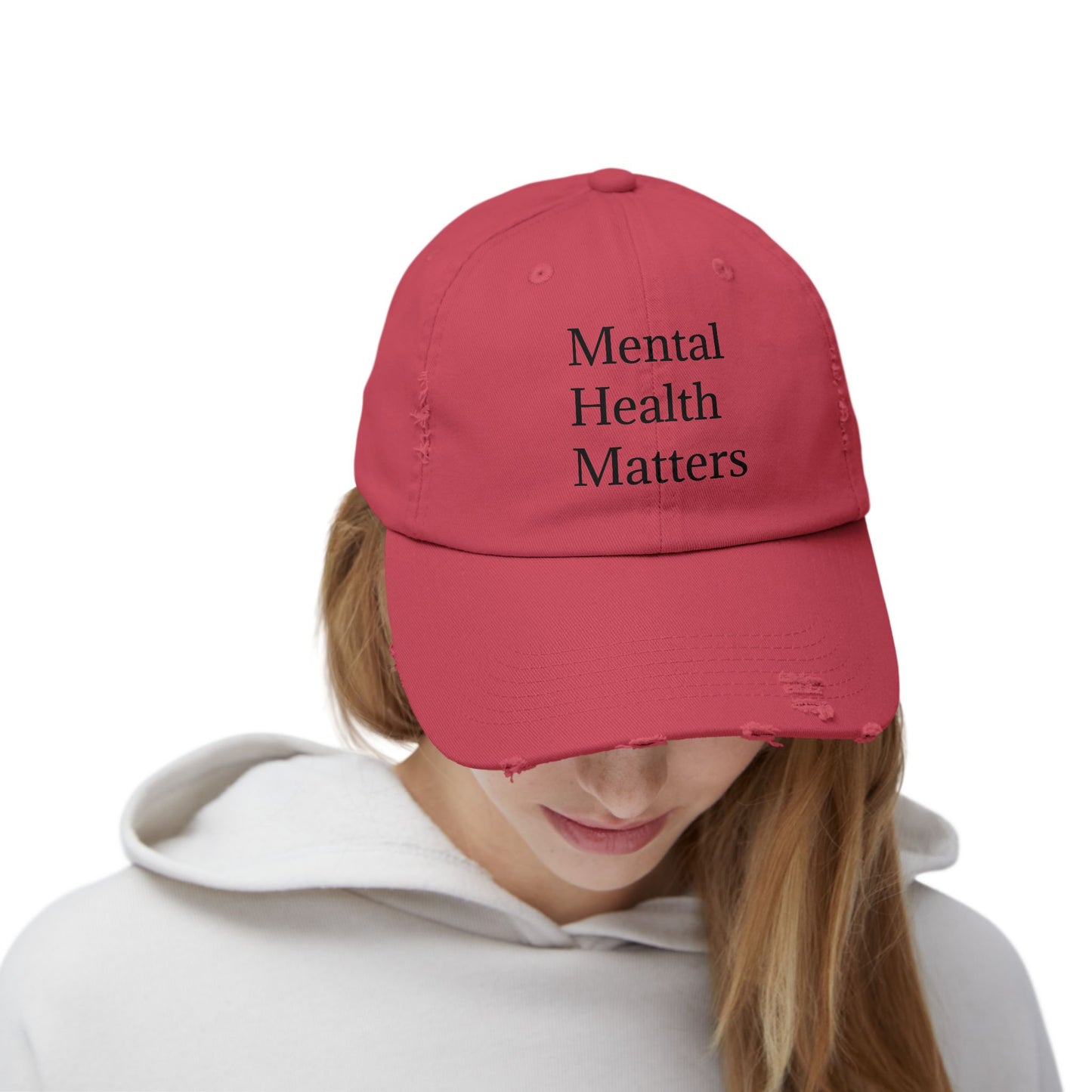 Distressed Cap - Mental Health Matter