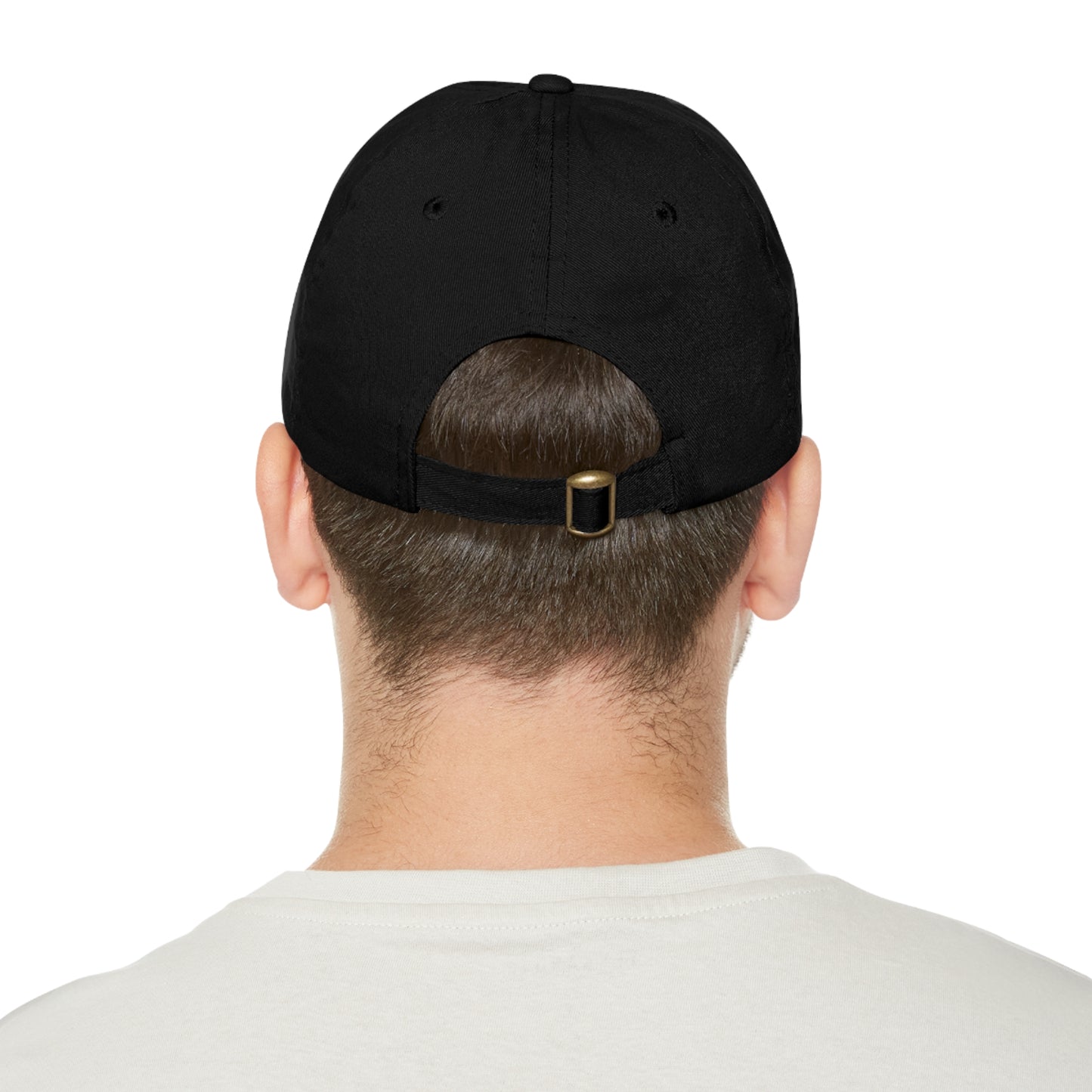 Mental Wealth Dad Hat with Leather Patch - Classic Style Cap for Mindfulness