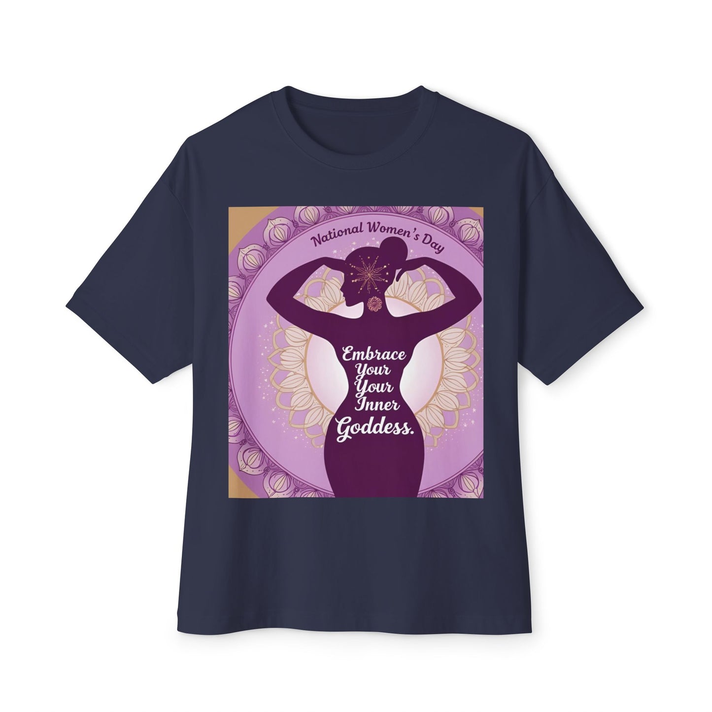 Embrace Your Inner Goddess Tee - Vrouedag Boxy T-hemp