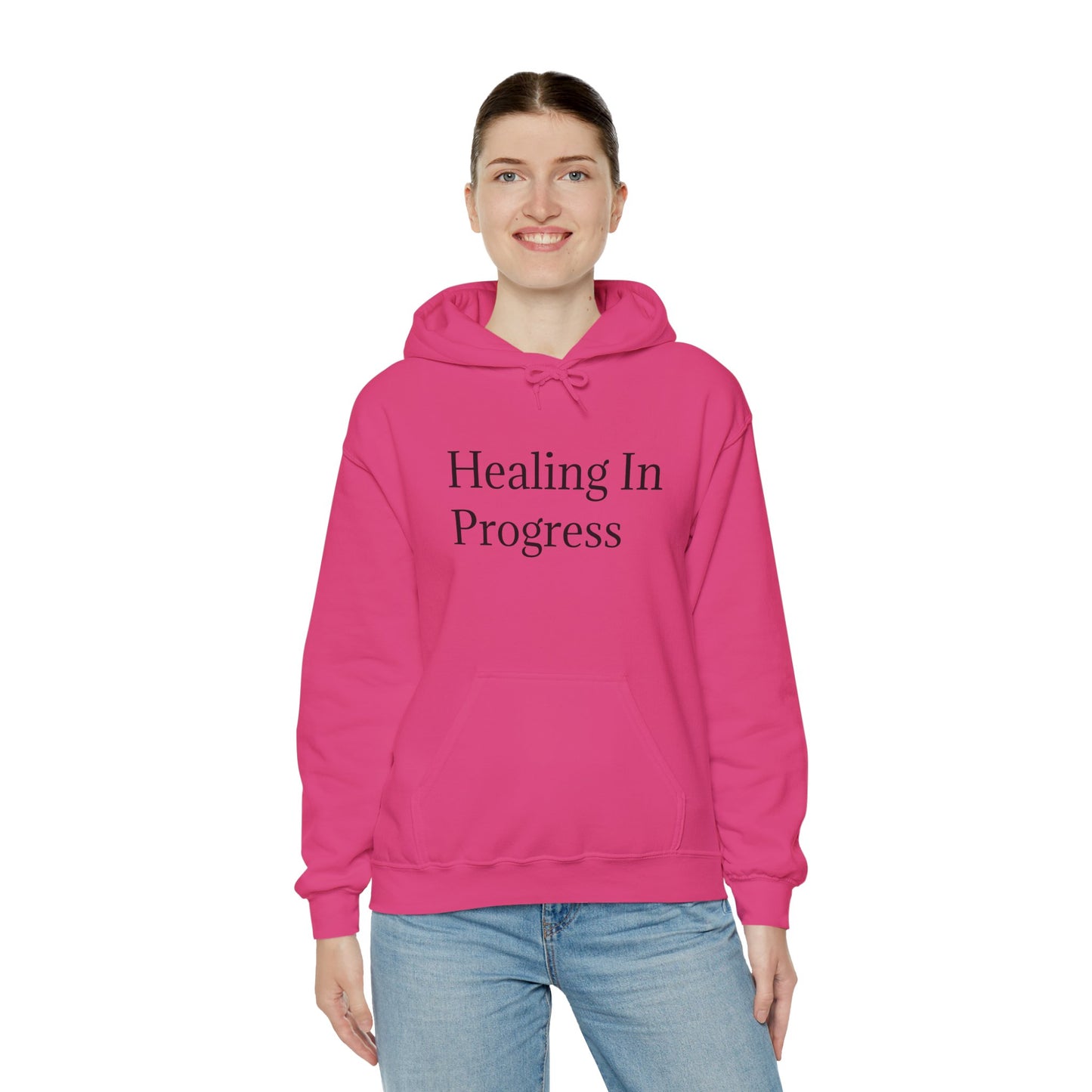 Healing in Progress Unisex Heavy Blend Hoodie - Gesellige trui vir selfversorging en ontspanning