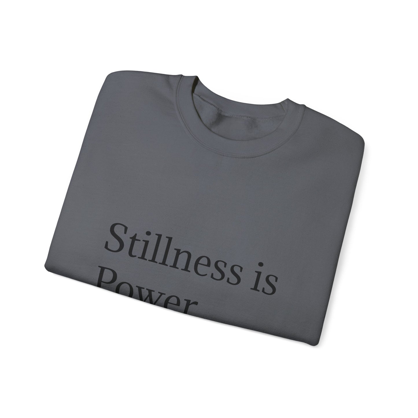 Stillness သည် Power Unisex Heavy Blend™ Crewneck Sweatshirt ဖြစ်သည်။