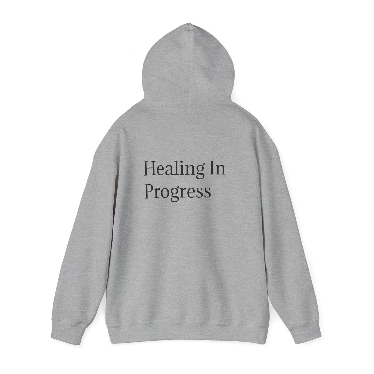 Healing in Progress Unisex Heavy Blend Hoodie - Gesellige trui vir selfversorging en ontspanning