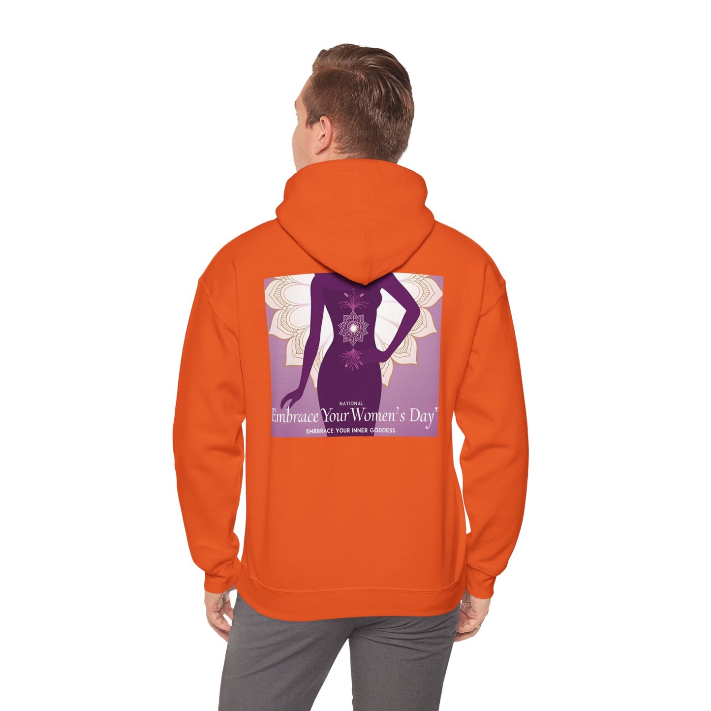 Embrace Your Women's Day Hoodie - Unisex Heavy Blend Sweatshirt