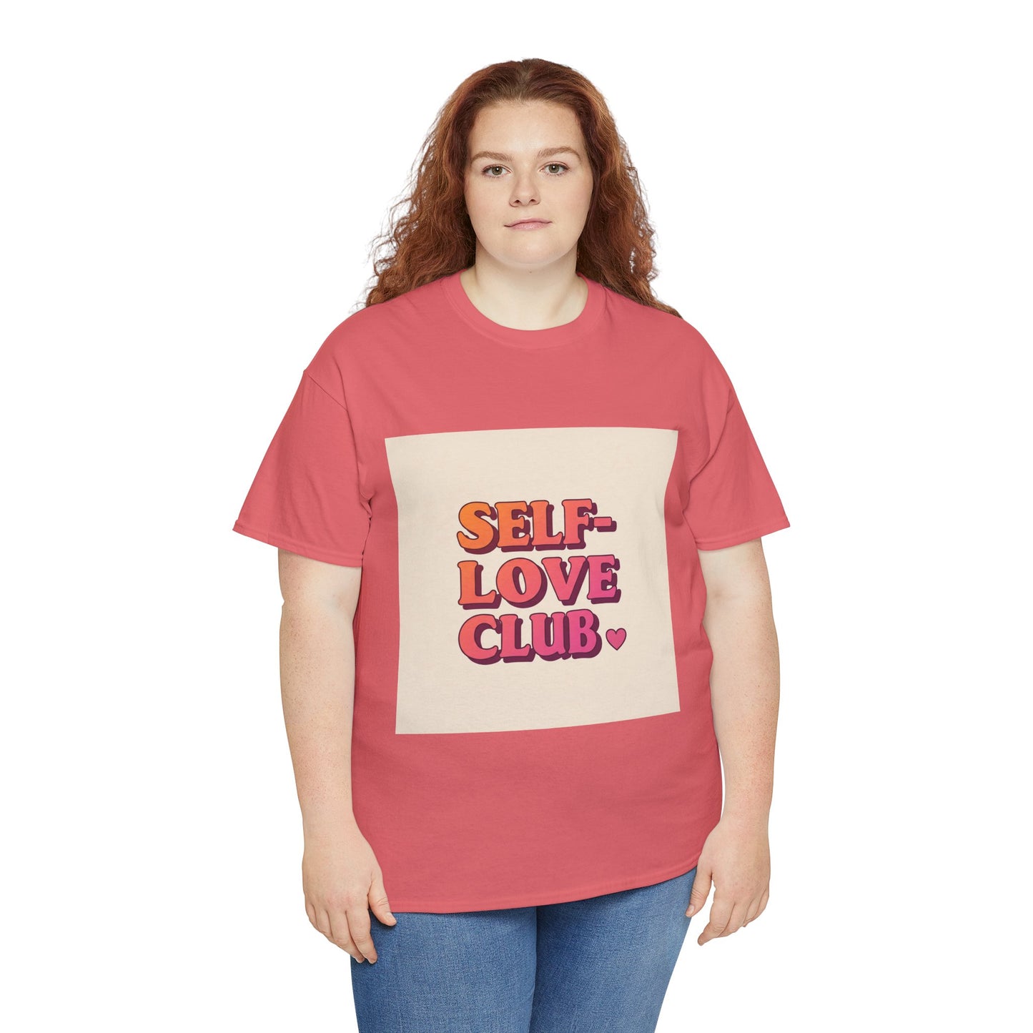 Self-Love Club Unisex Heavy Cotton Tee - Empowerment & Comfort for All