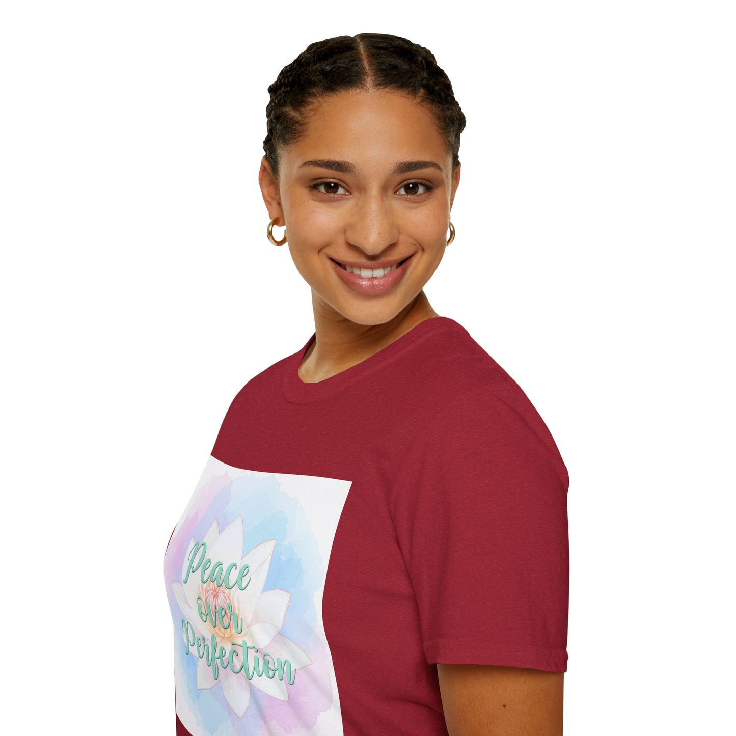 Peace Over Perfection Unisex Softstyle T-Shirt - Inspirational Casual Wear