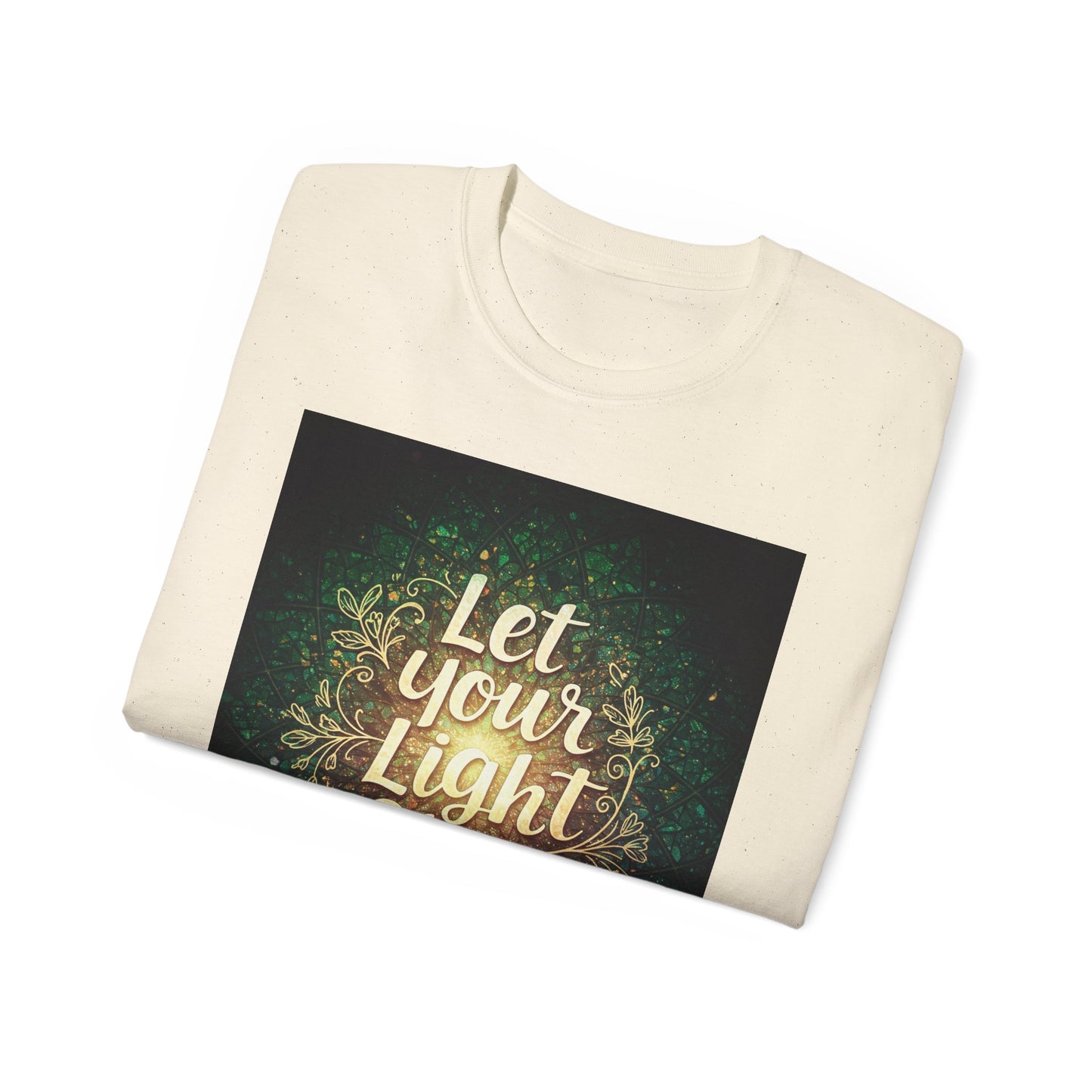 Inspirational Unisex Ultra Cotton Tee - "Let Your Light Shine"