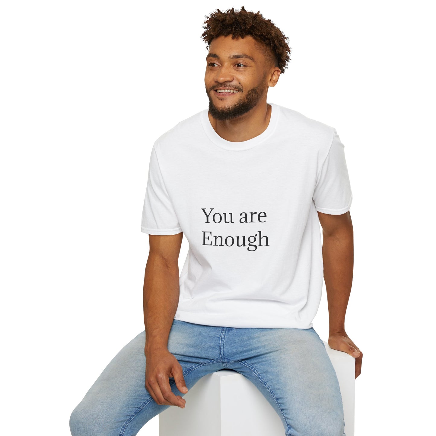 Inspirational Unisex Softstyle T-Shirt - "You are Enough"