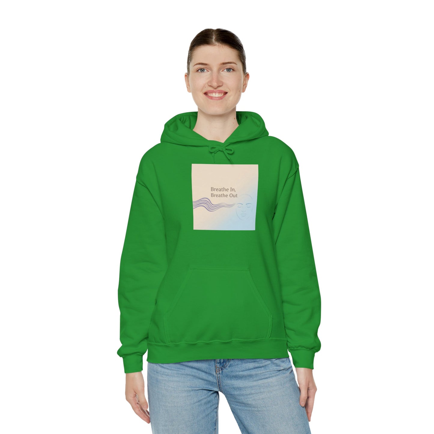 Mindfulness Breathe In Hoodie for Stress Relief