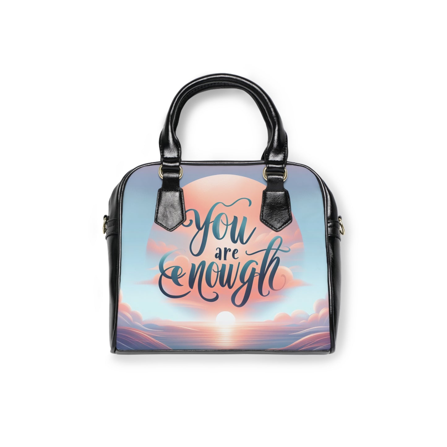 'You Are Enough' Shoulder Handbag