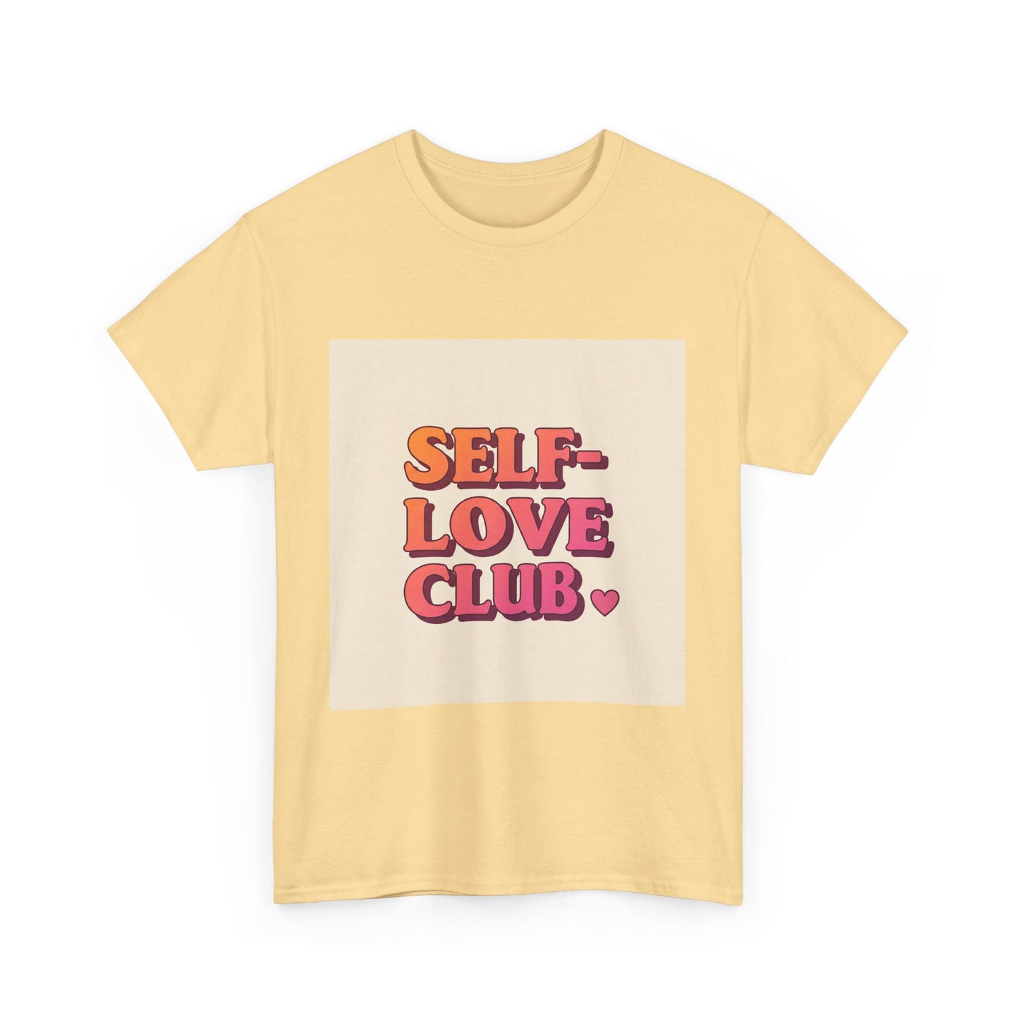 Self-Love Club Unisex Heavy Cotton Tee - Empowerment & Comfort for All