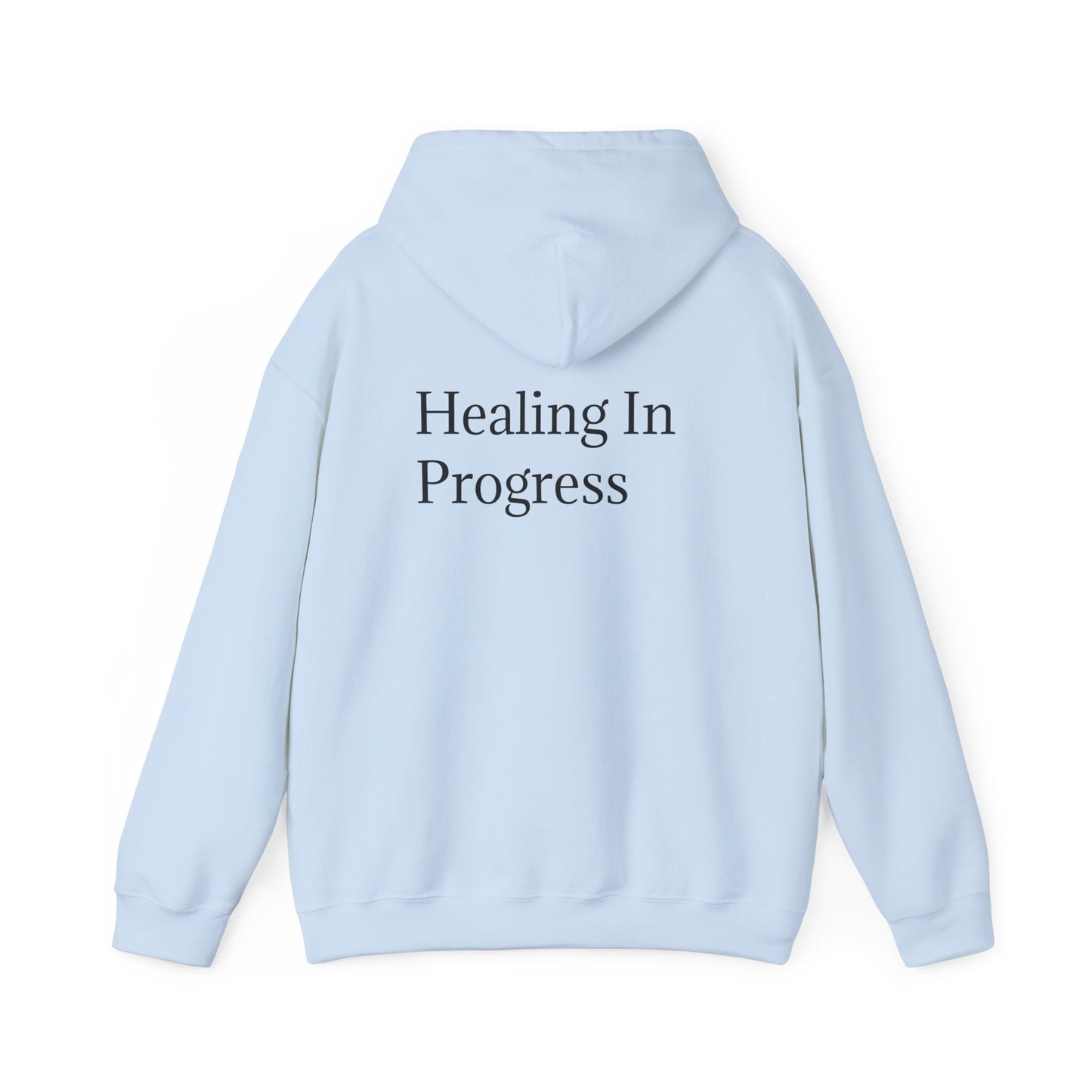 တိုးတက်မှုအတွက် ကုစားခြင်း Unisex Heavy Blend Hoodie - Self-Care &amp; Relaxation အတွက် ဇိမ်ခံအင်္ကျီ