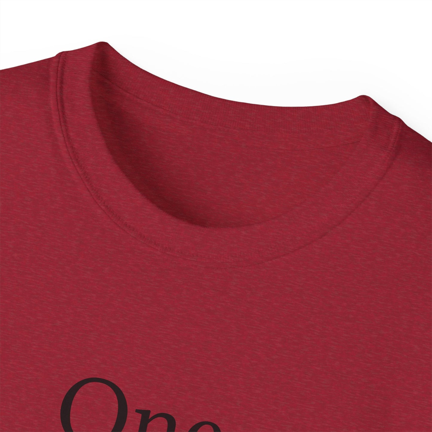 Inspirational Unisex Ultra Cotton Tee - "One Day At A Time"