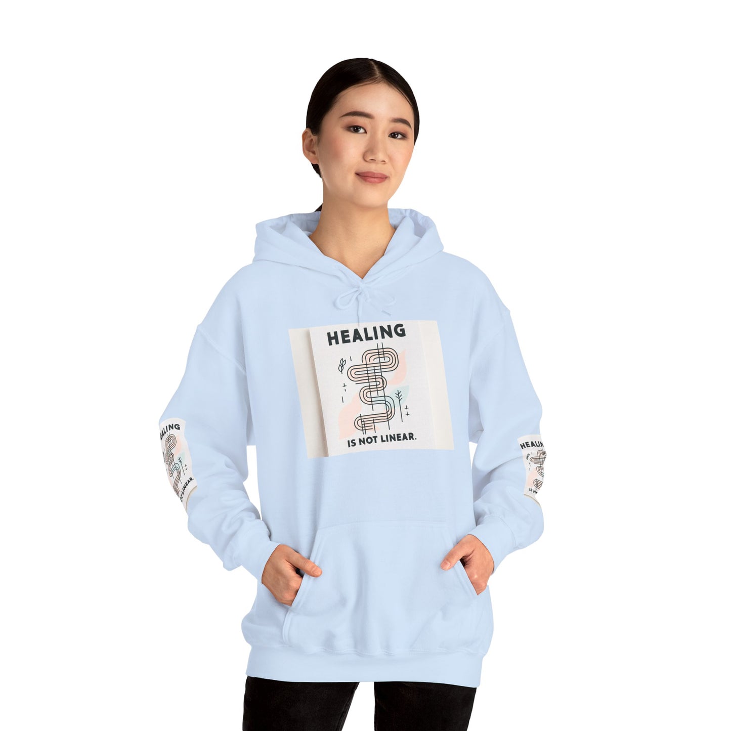 ကုသခြင်းသည် Linear Hoodie မဟုတ်ပါ။