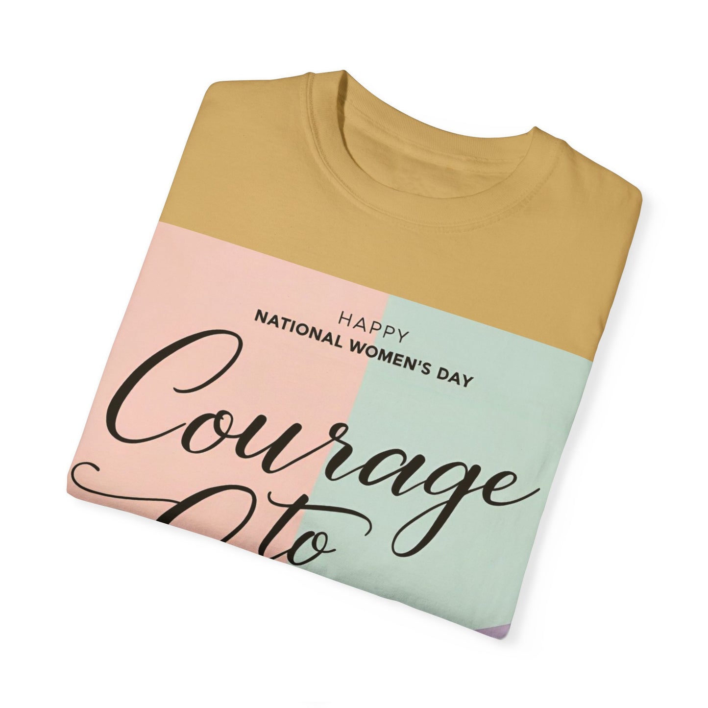 Courage to Care Unisex-T-hemp vir Geestesgesondheidsbewustheid