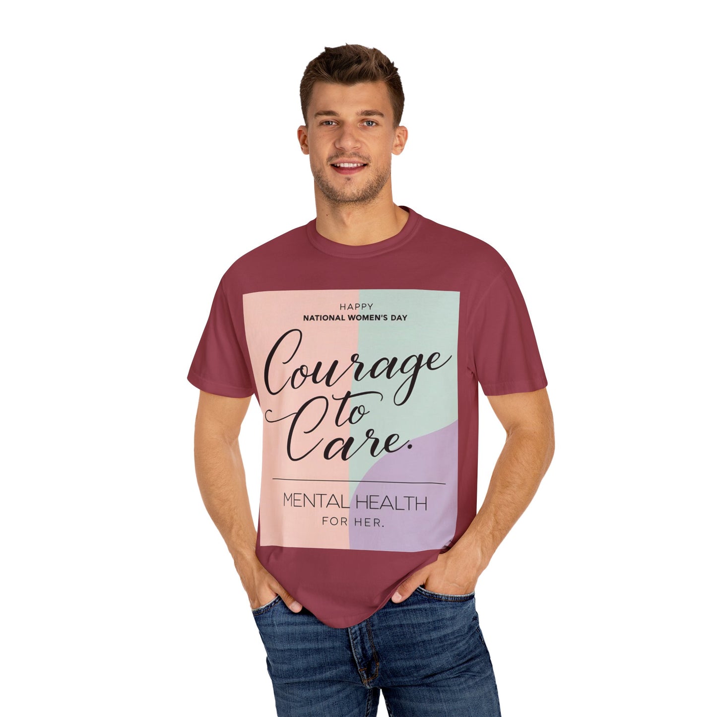 Courage to Care Unisex T-Shirt for Mental Health Awareness