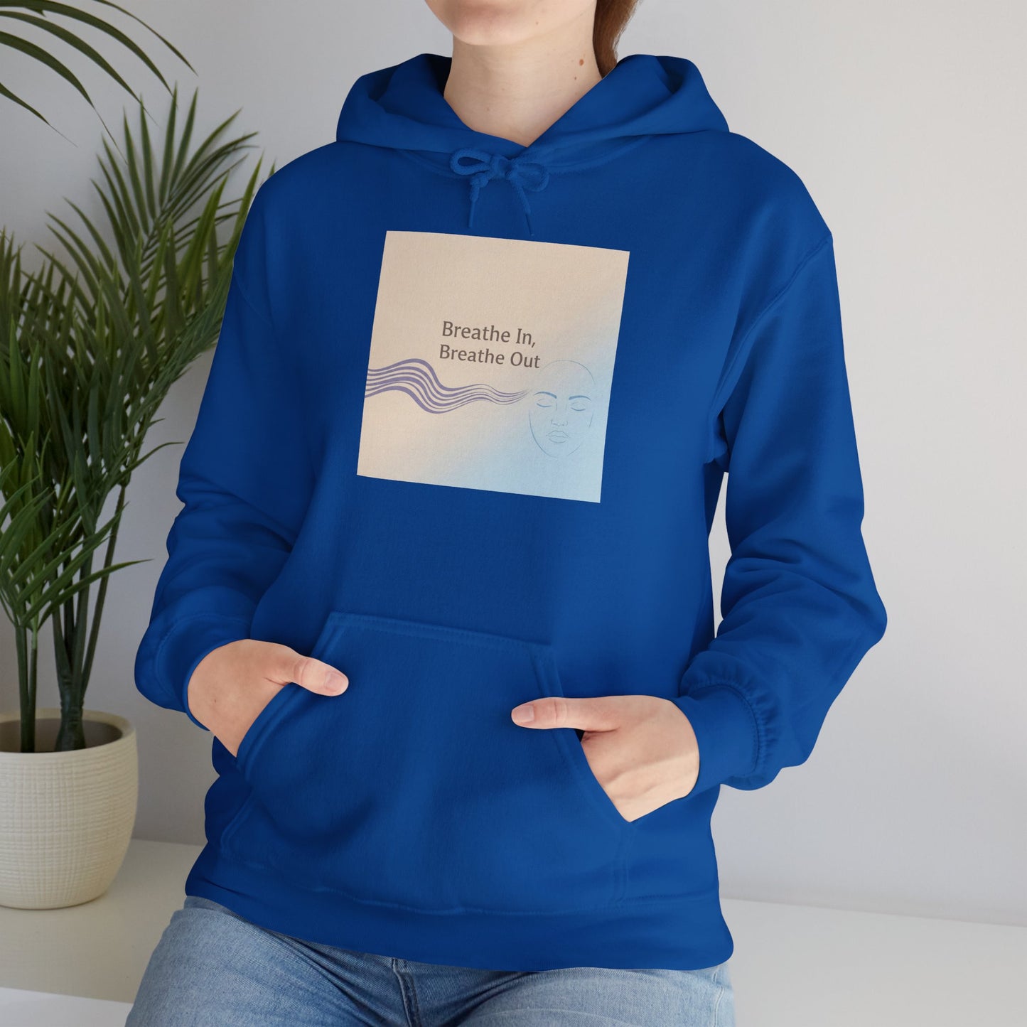 Mindfulness Breathe In Hoodie for Stress Relief