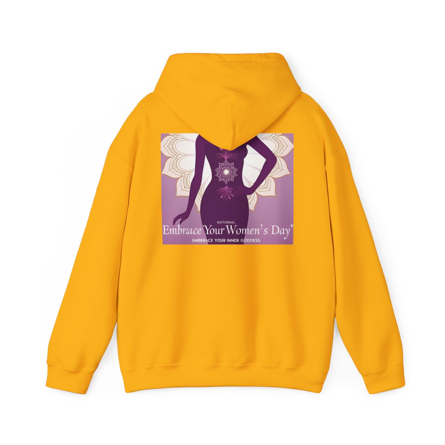 Embrace Your Women's Day Hoodie - Unisex Heavy Blend Sweatshirt