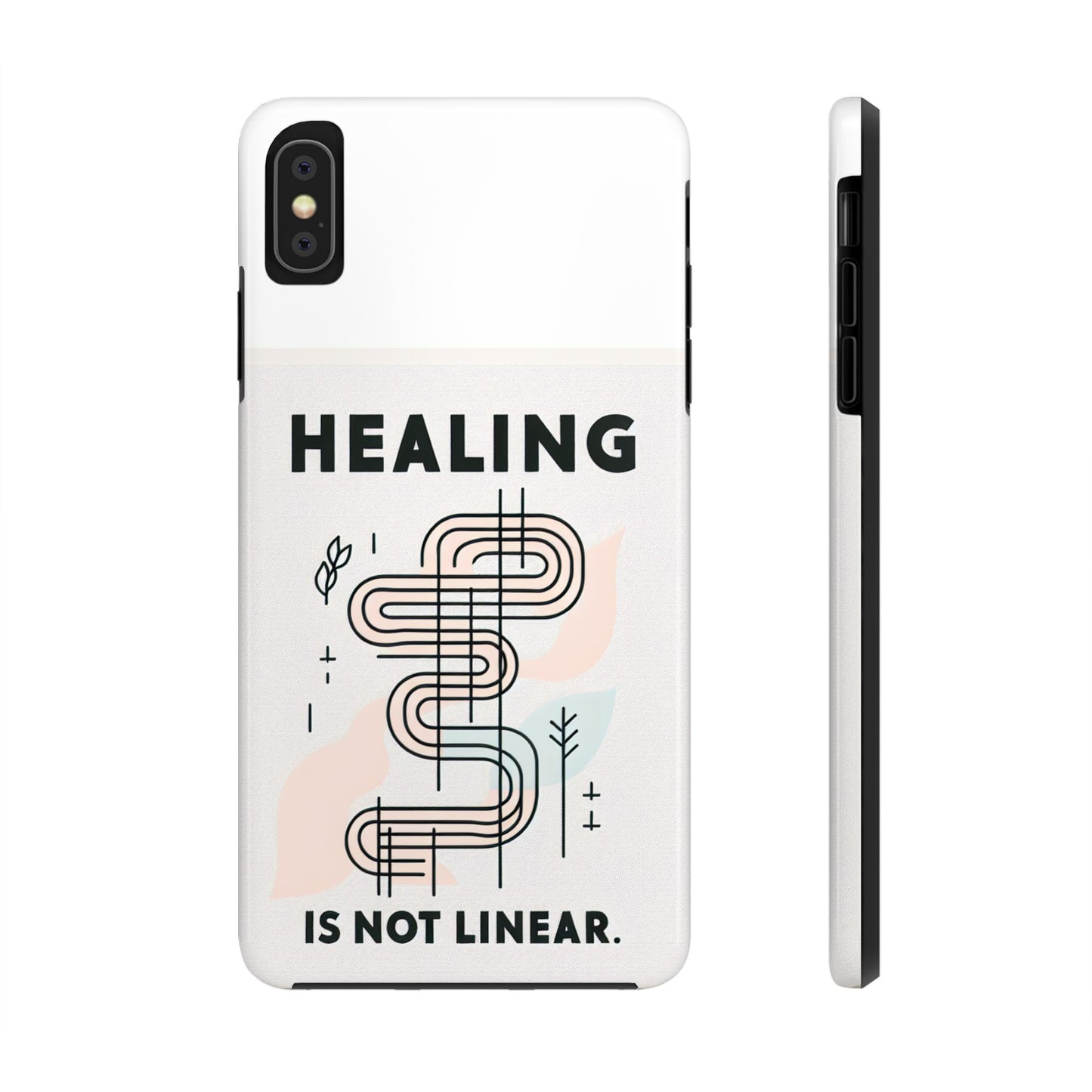 Healing Is Not Linear Tough Phone Case - Durable and Stylish Protection for Your Device