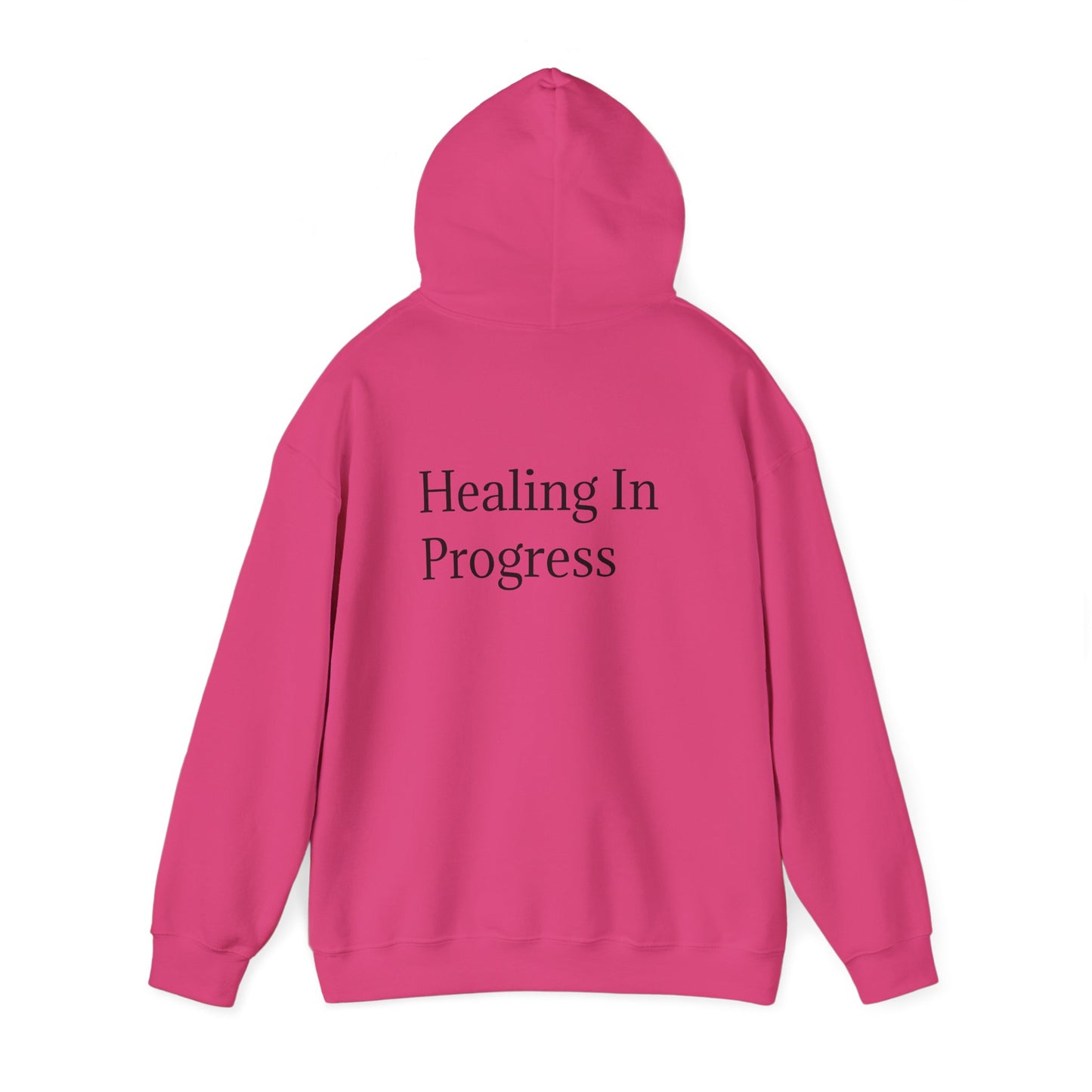 တိုးတက်မှုအတွက် ကုစားခြင်း Unisex Heavy Blend Hoodie - Self-Care &amp; Relaxation အတွက် ဇိမ်ခံအင်္ကျီ