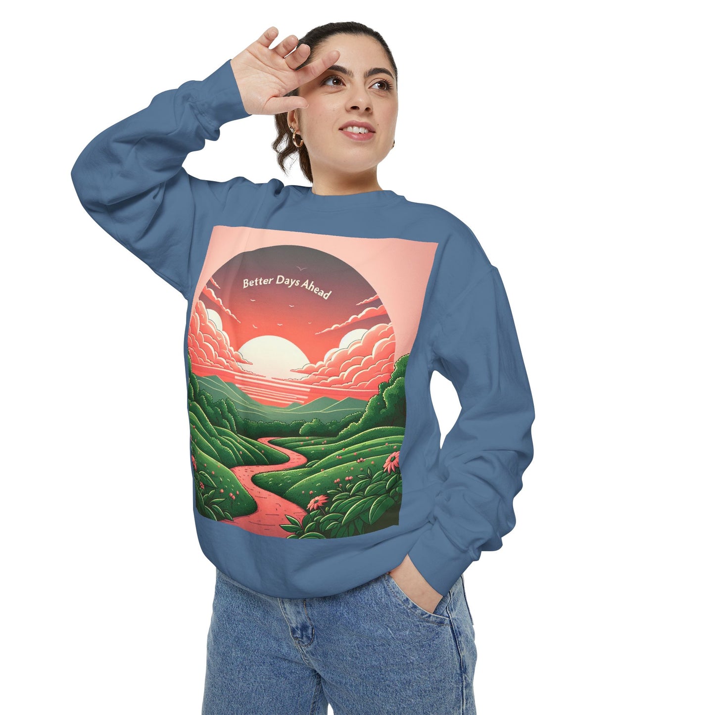 Unisex Garment-Dyed Sweatshirt