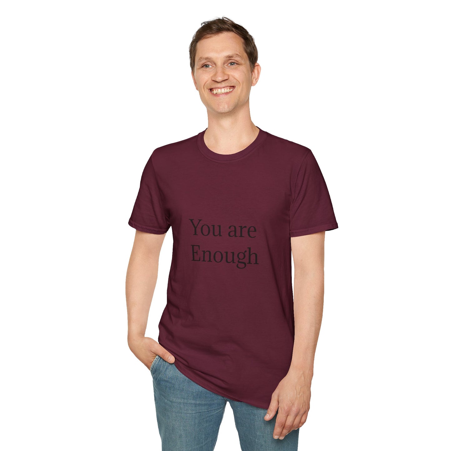 Inspirational Unisex Softstyle T-Shirt - "You are Enough"