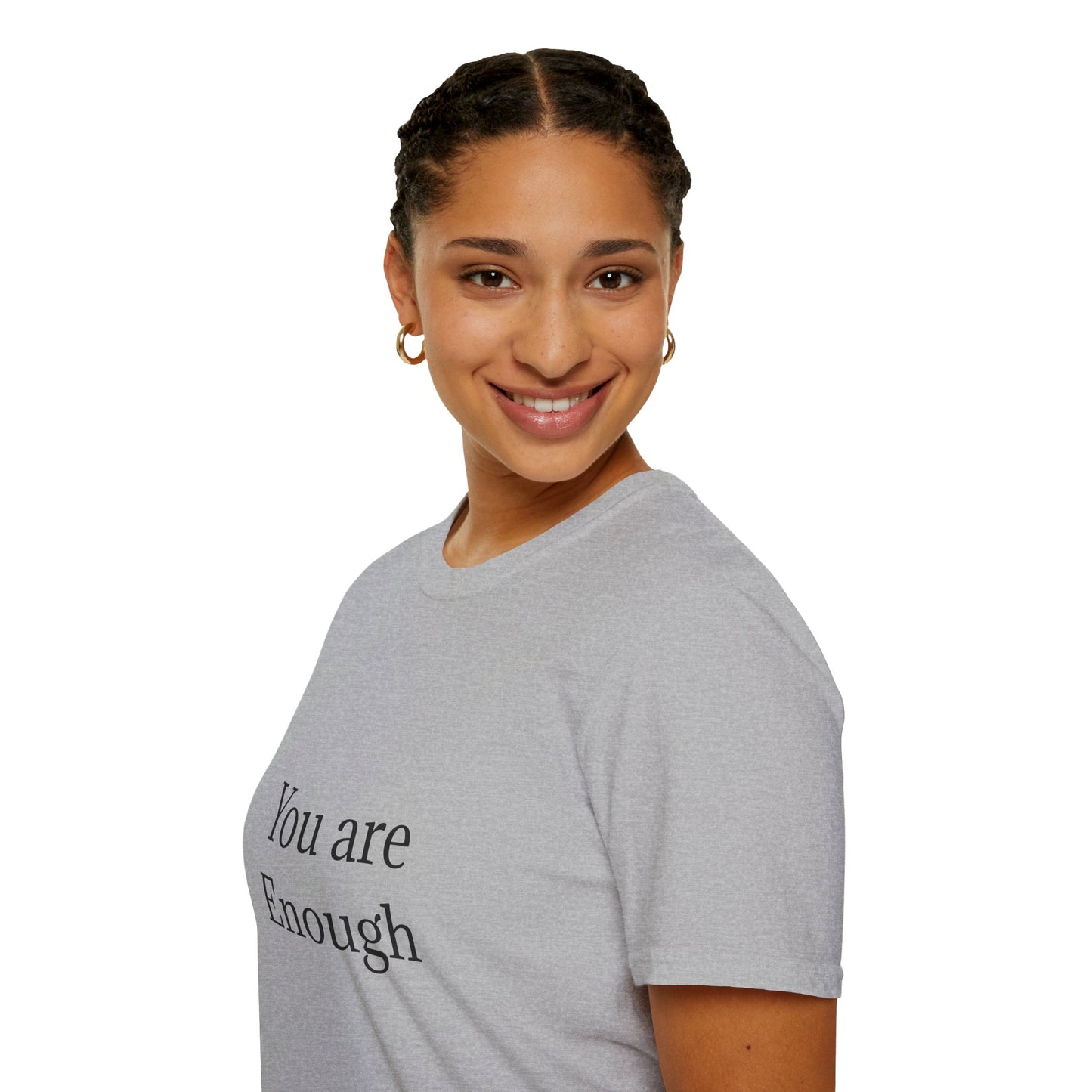 Inspirational Unisex Softstyle T-Shirt - "You are Enough"