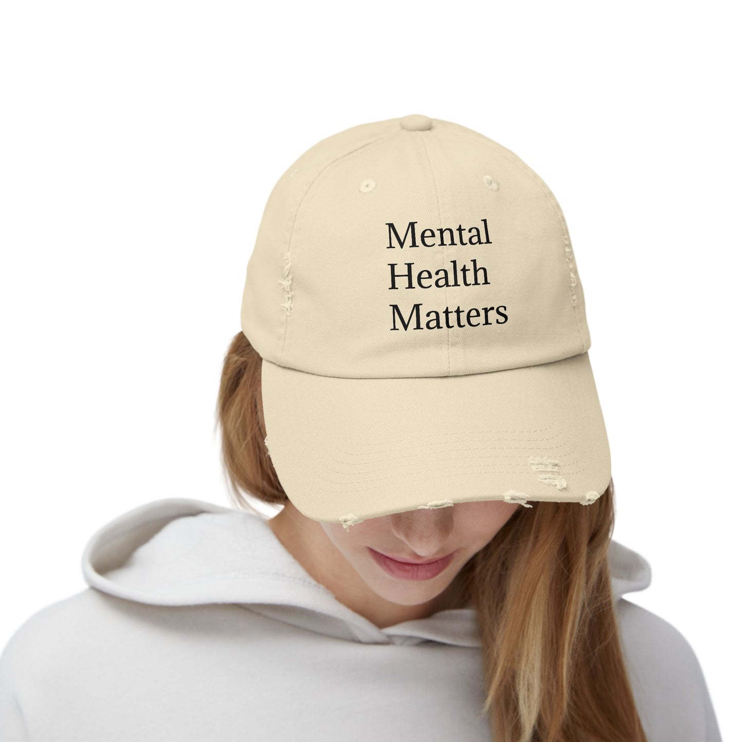 Distressed Cap - Mental Health Matter