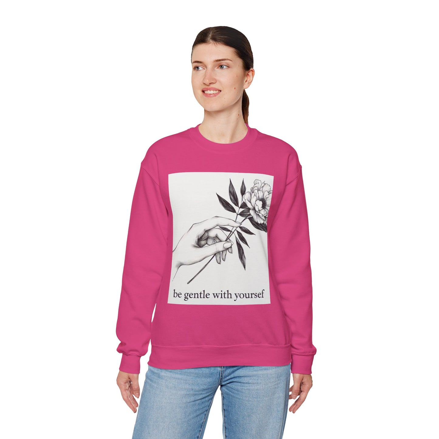 Be Gentle With Yourself Crewneck Sweatshirt - Unisex Heavy Blend™