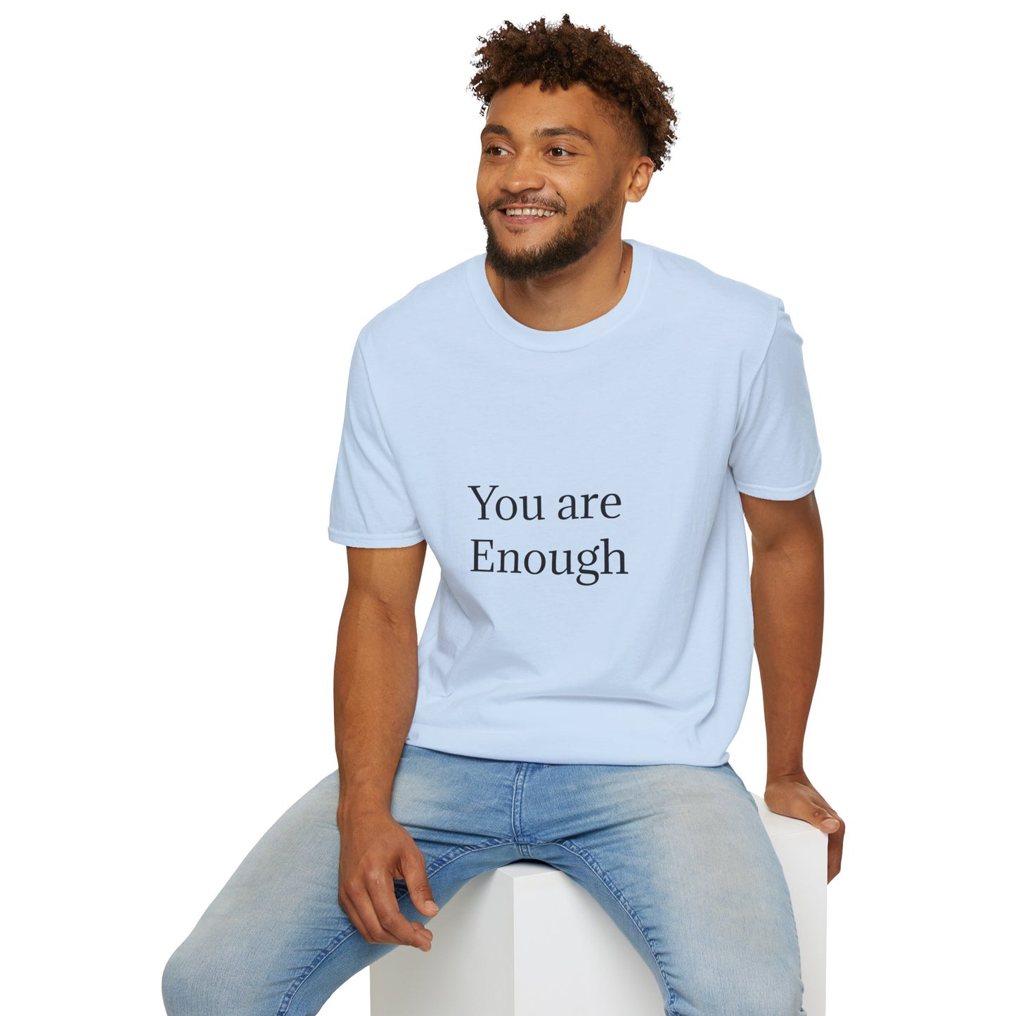 Inspirational Unisex Softstyle T-Shirt - "You are Enough"