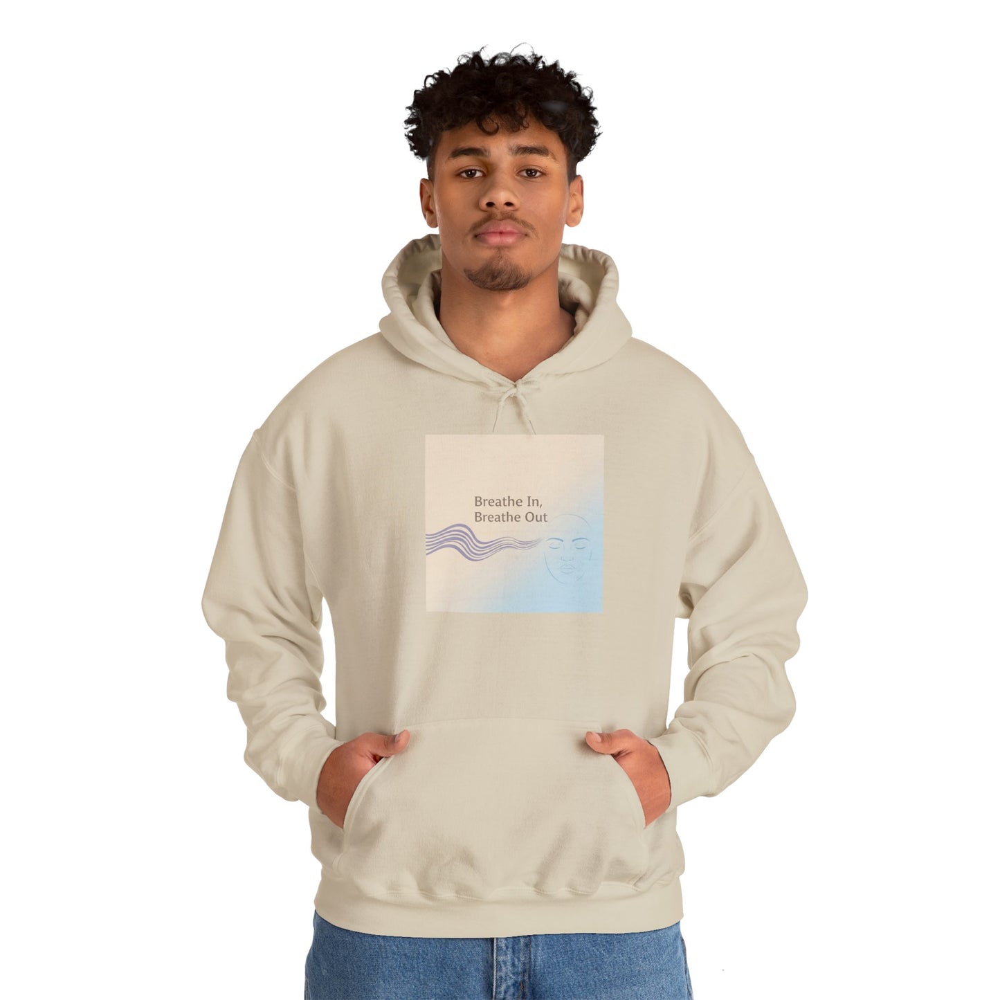 Mindfulness Breathe In Hoodie for Stress Relief