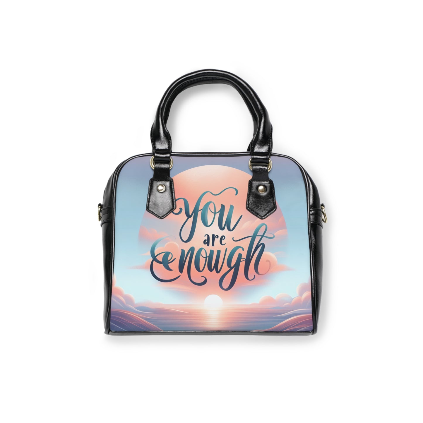 'You Are Enough' Shoulder Handbag