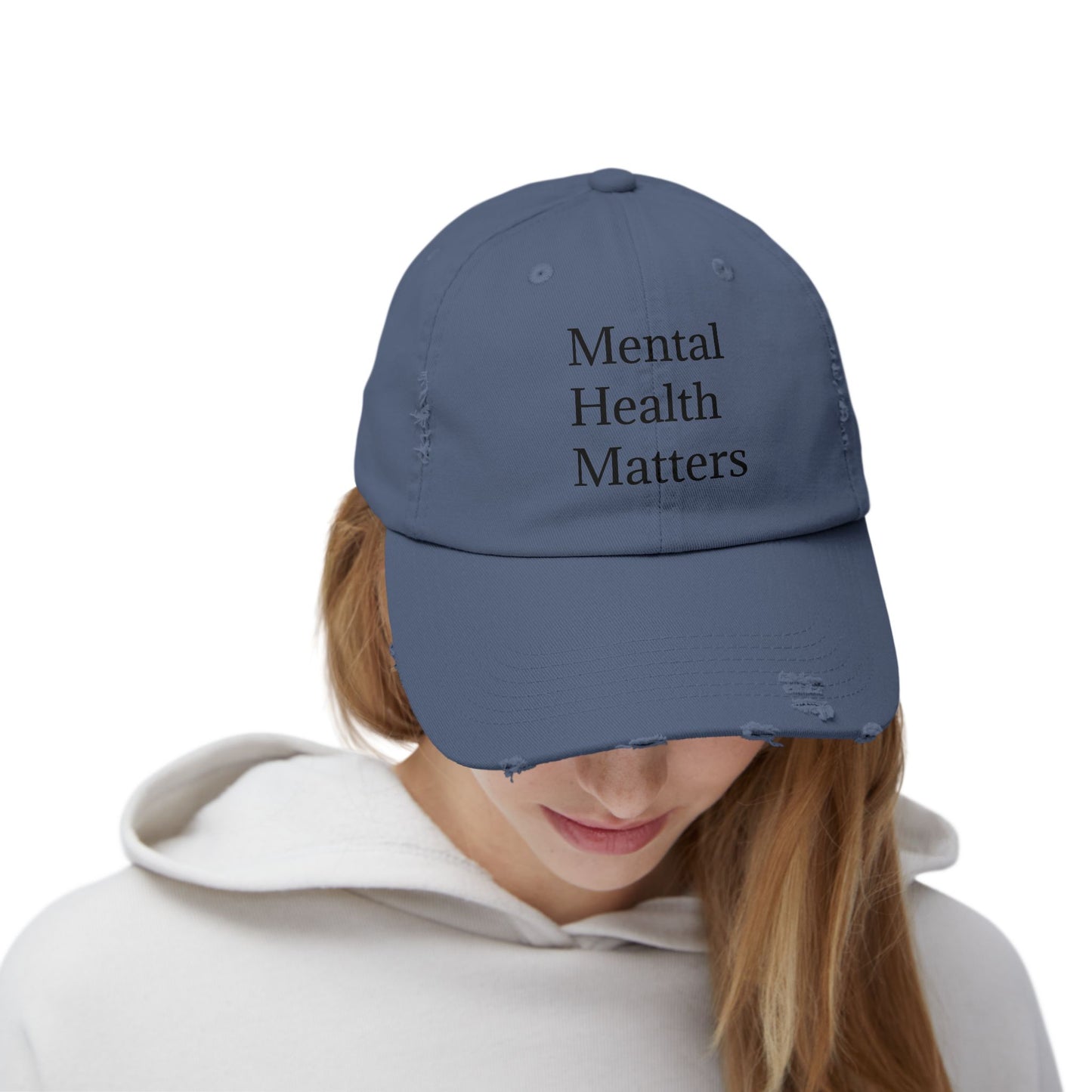 Distressed Cap - Mental Health Matter