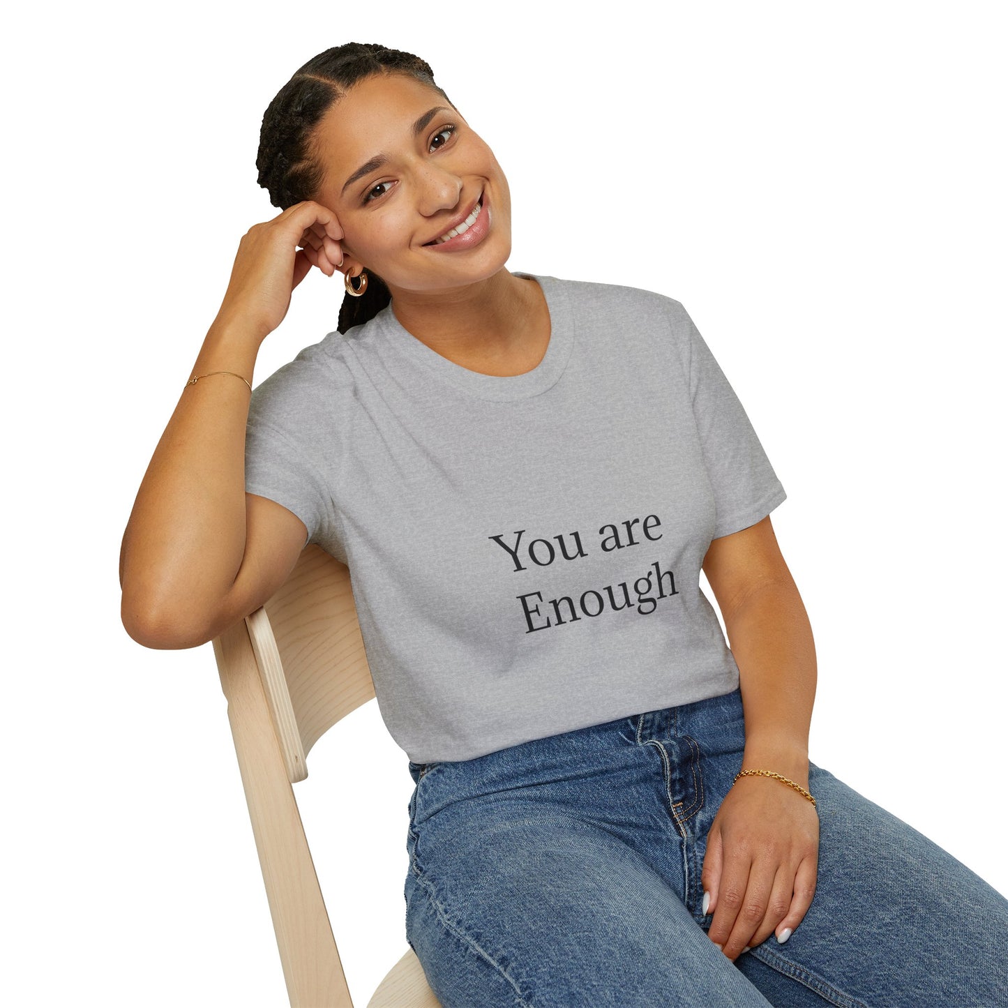 Inspirational Unisex Softstyle T-Shirt - "You are Enough"