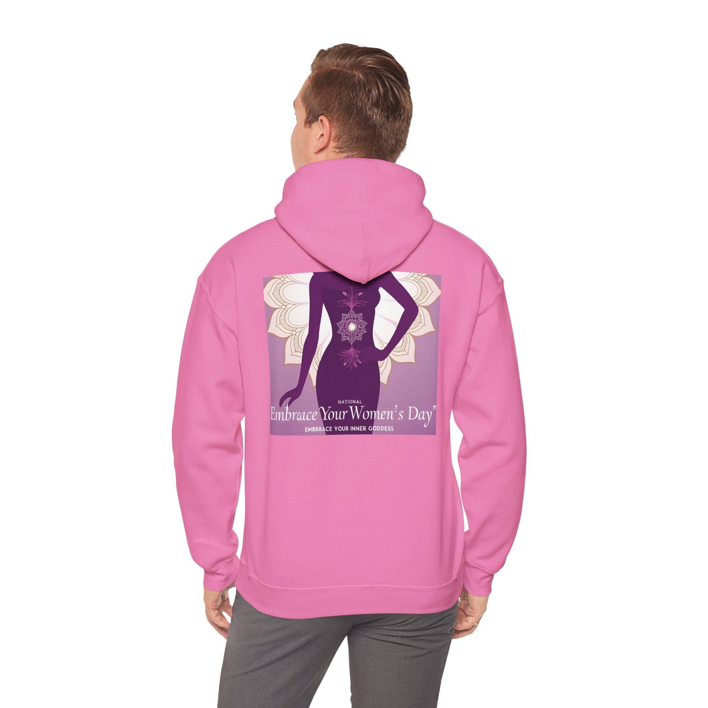 Embrace Your Women's Day Hoodie - Unisex Heavy Blend Sweatshirt