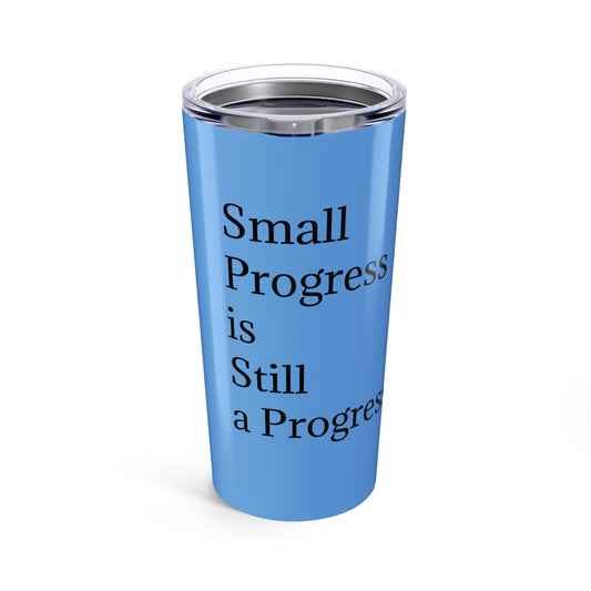 Motivational 20oz Tumbler - Progress Not Perfection - Perfect for Gifts and Everyday Use