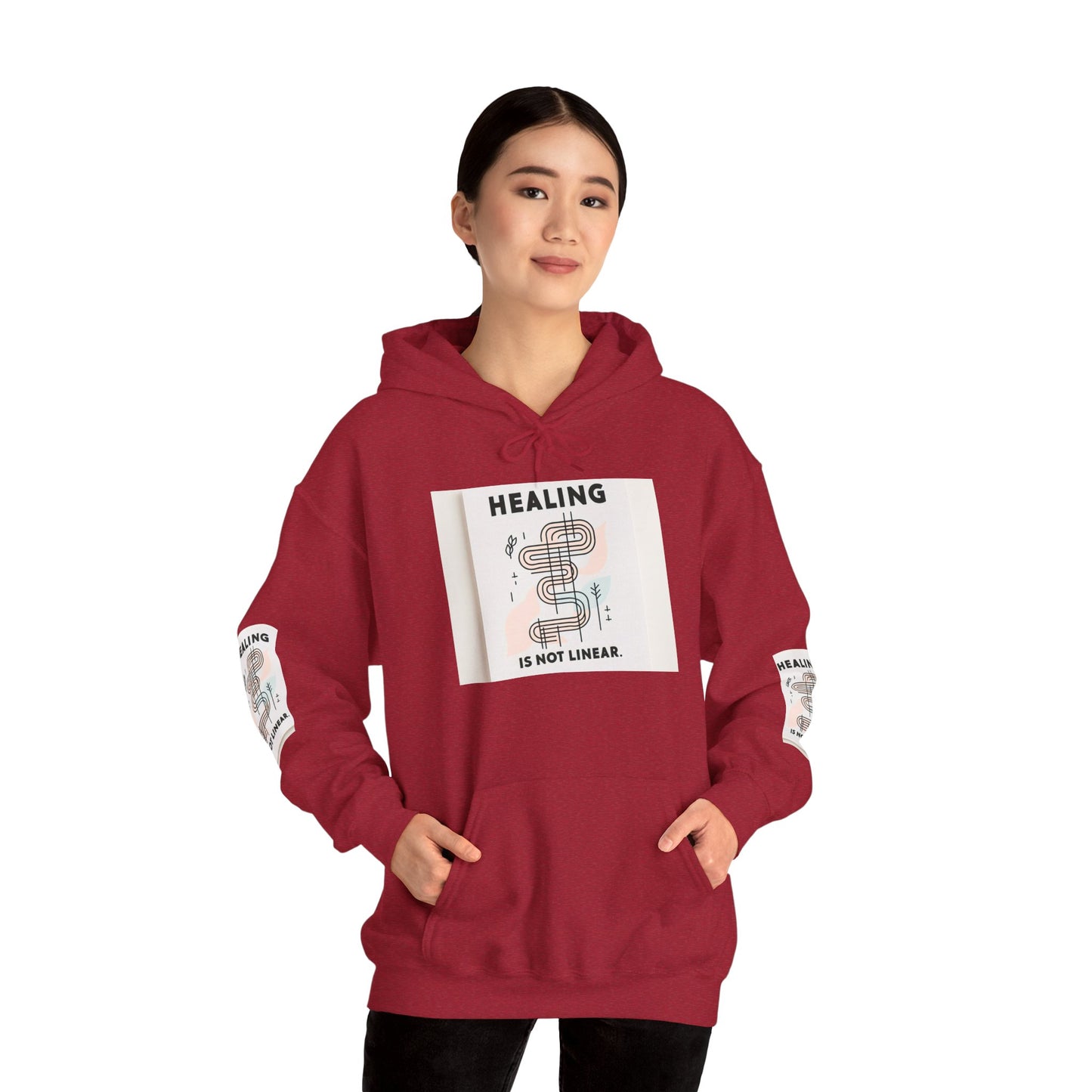 ကုသခြင်းသည် Linear Hoodie မဟုတ်ပါ။